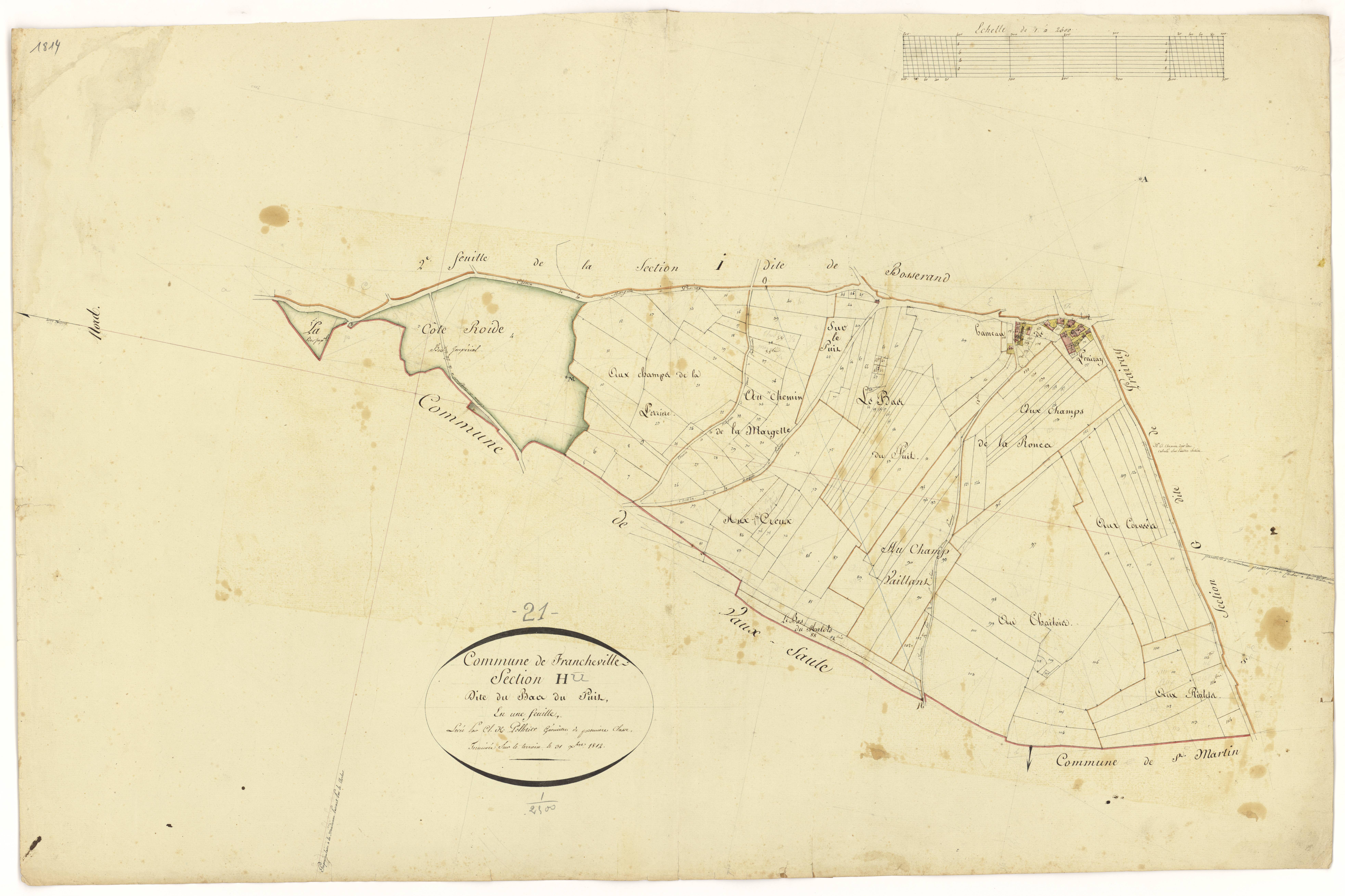 Francheville - Section H - 3 P PLAN 292/14