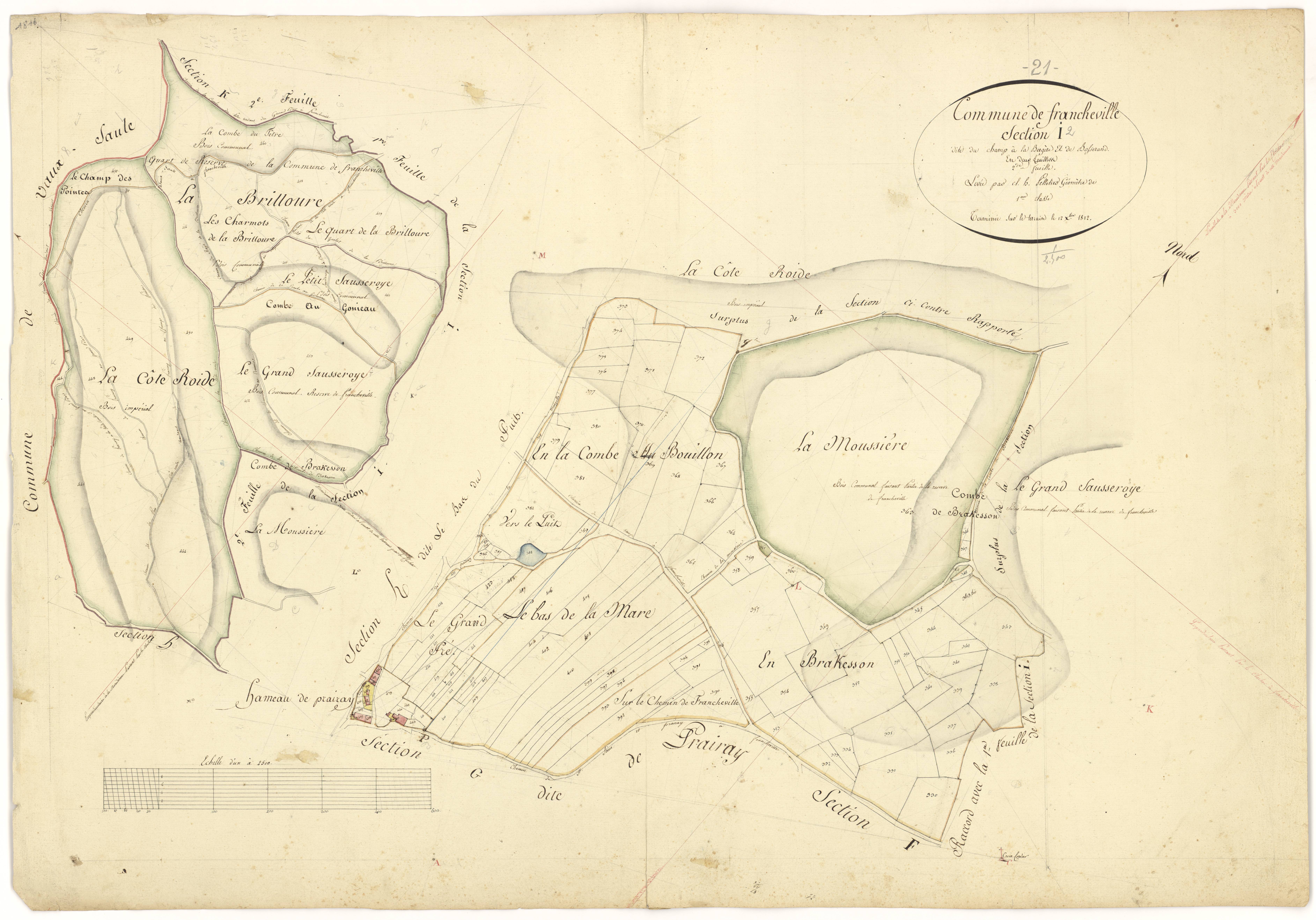 Francheville - Section I2 - 3 P PLAN 292/16