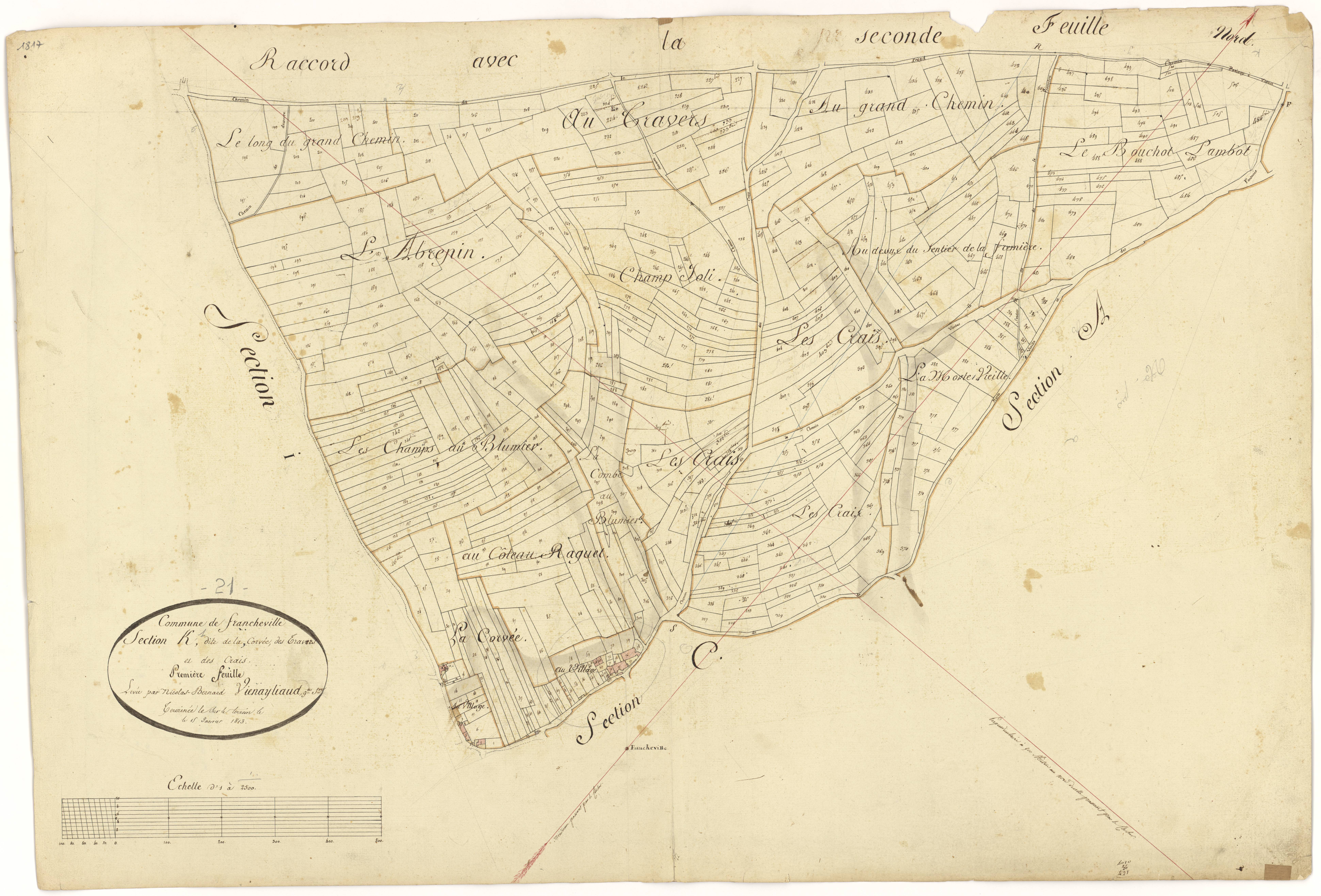 Francheville - Section K1 - 3 P PLAN 292/17