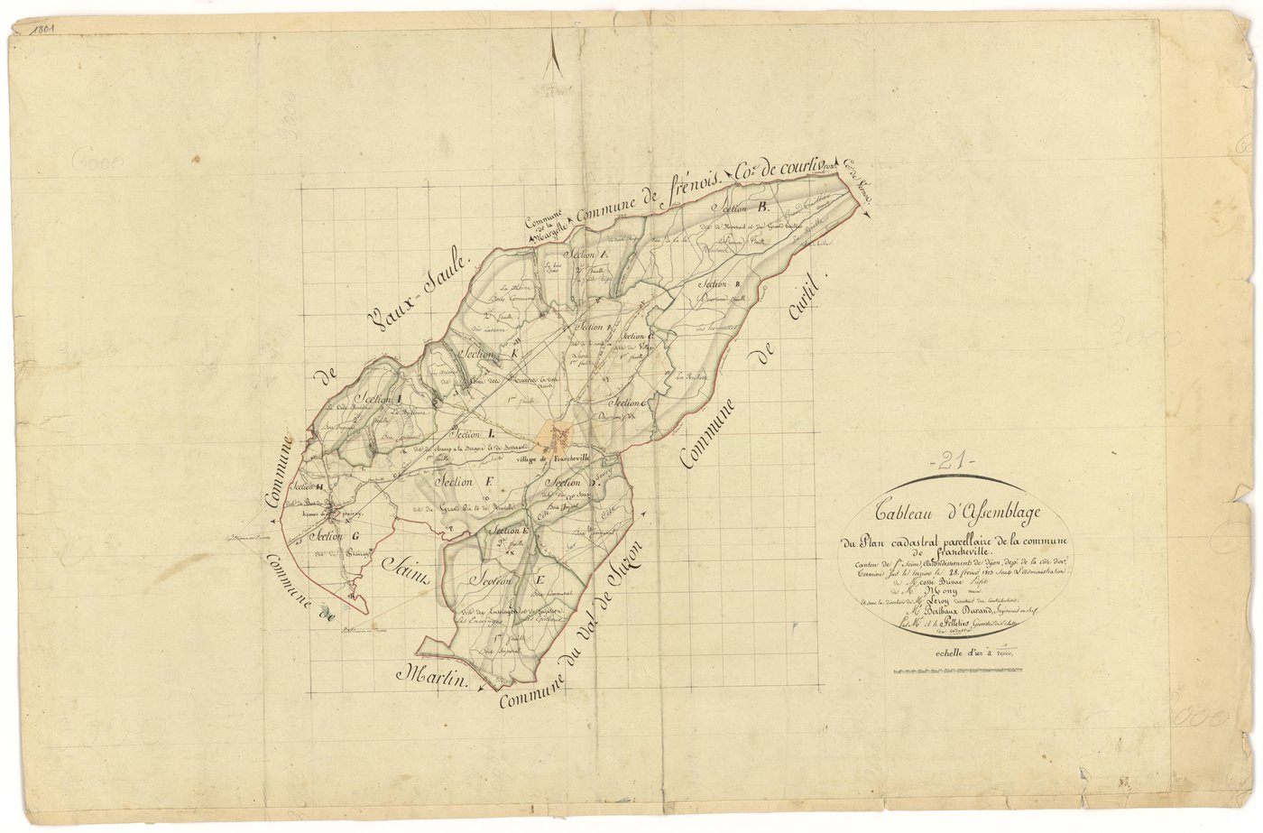 Francheville - Tableau d'assemblage - 3 P PLAN 292/1