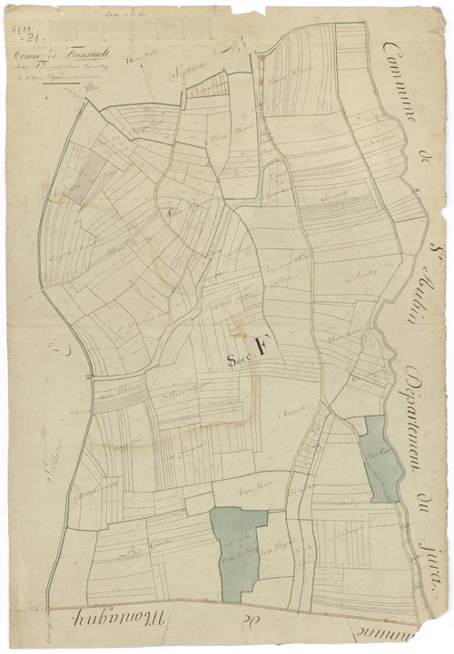 Franxault - Section F - 3 P PLAN 293/7