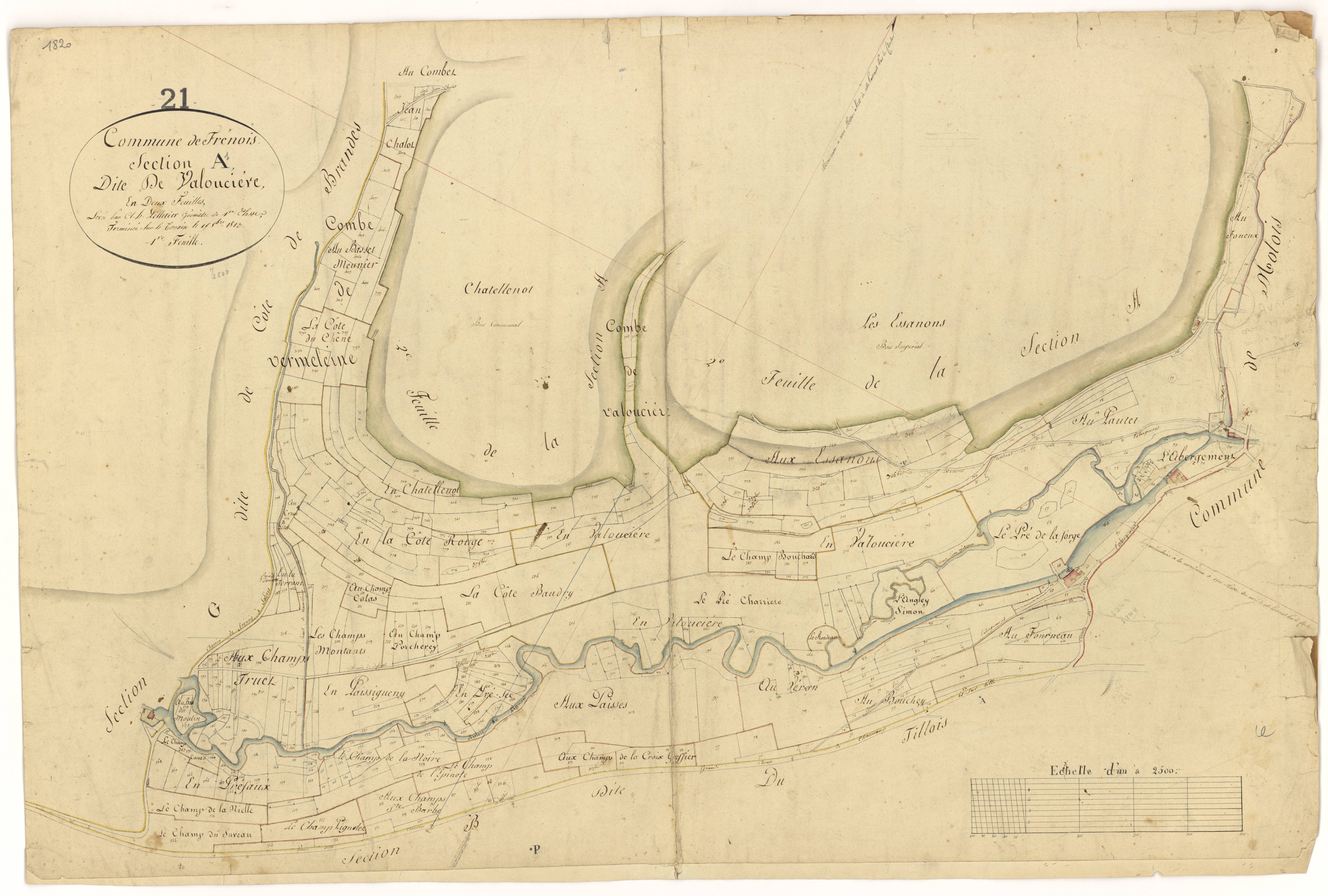 Frénois - Section A1 - 3 P PLAN 294/2