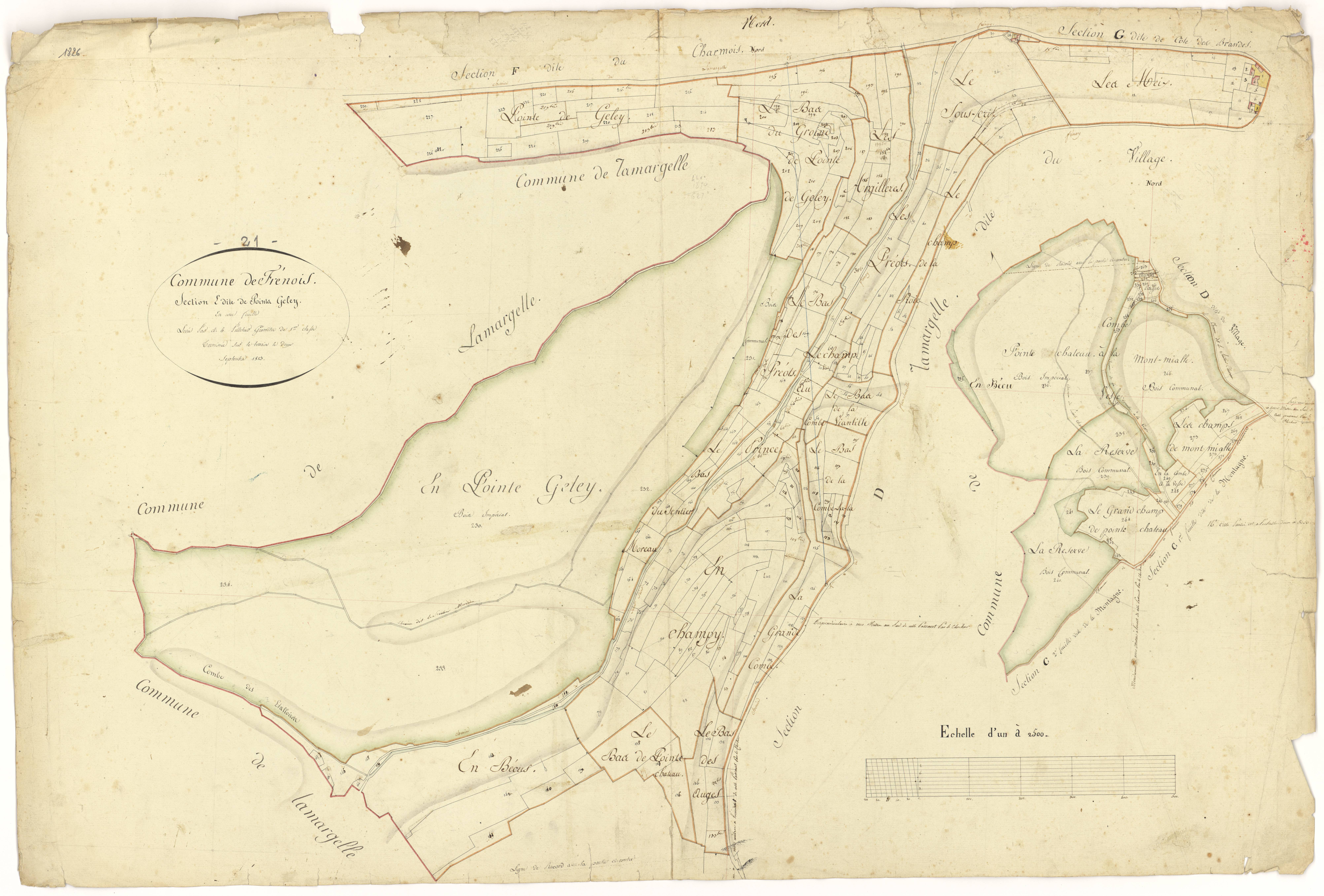 Frénois - Section E - 3 P PLAN 294/8