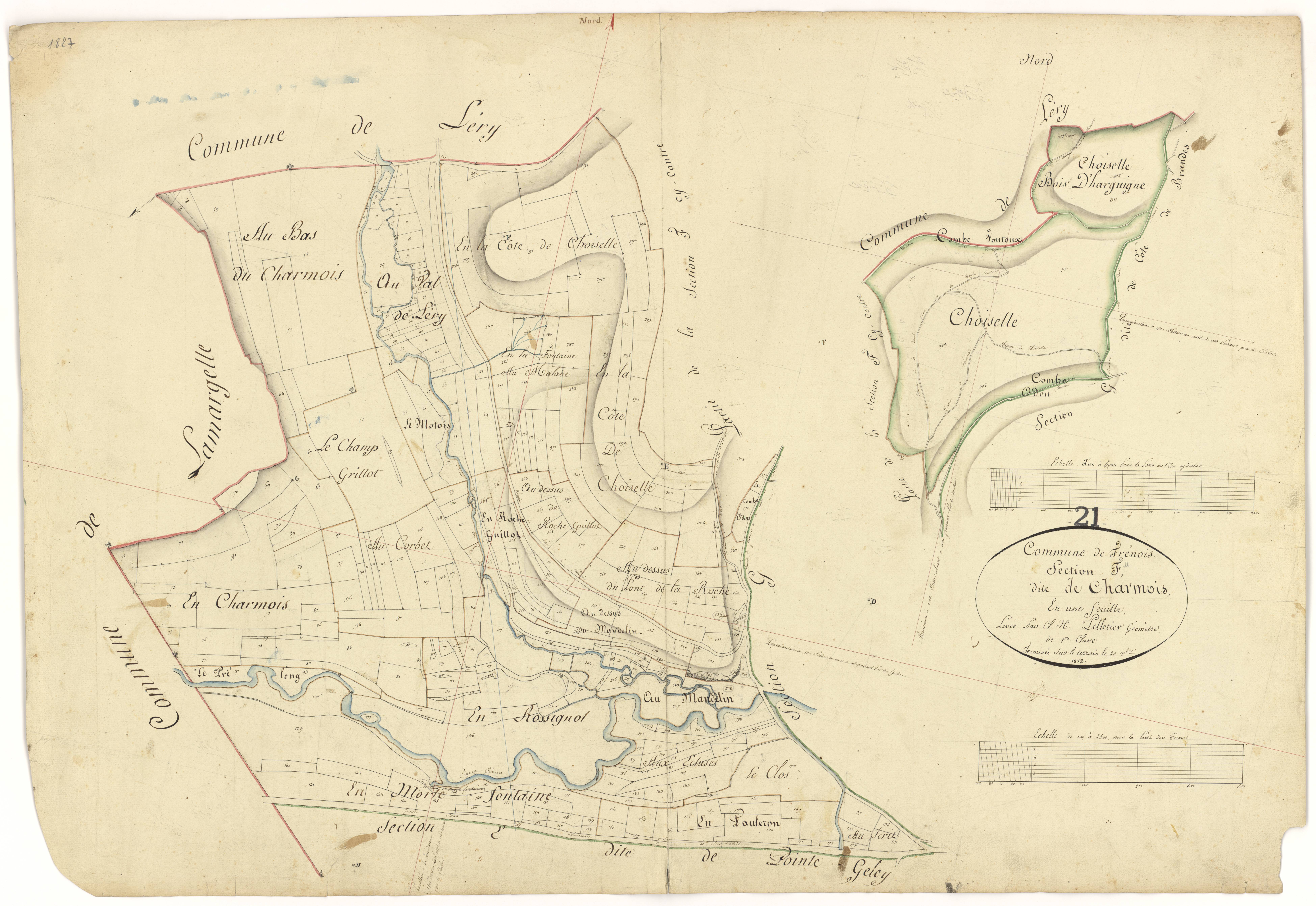Frénois - Section F - 3 P PLAN 294/9