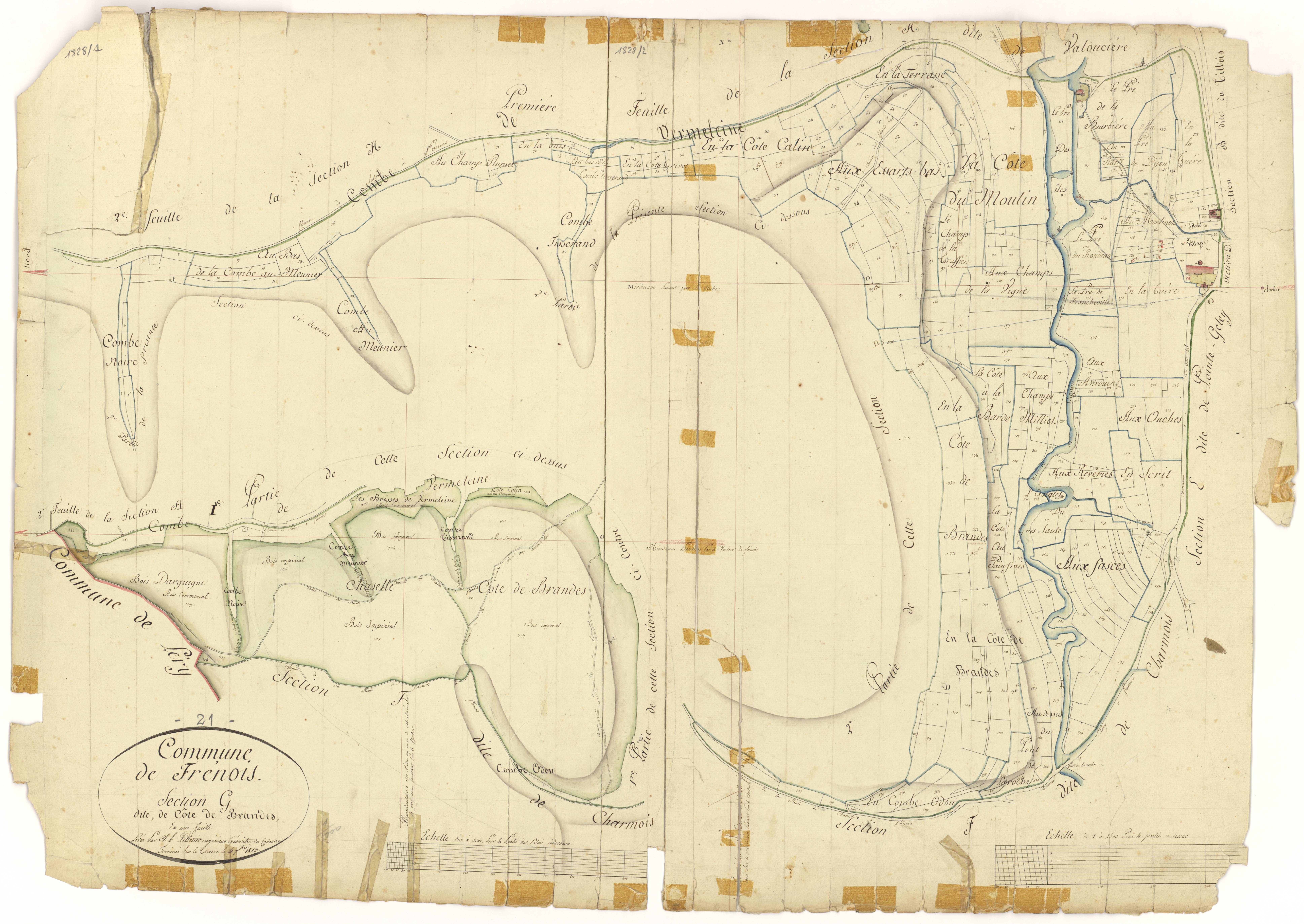 Frénois - Section G - 3 P PLAN 294/10