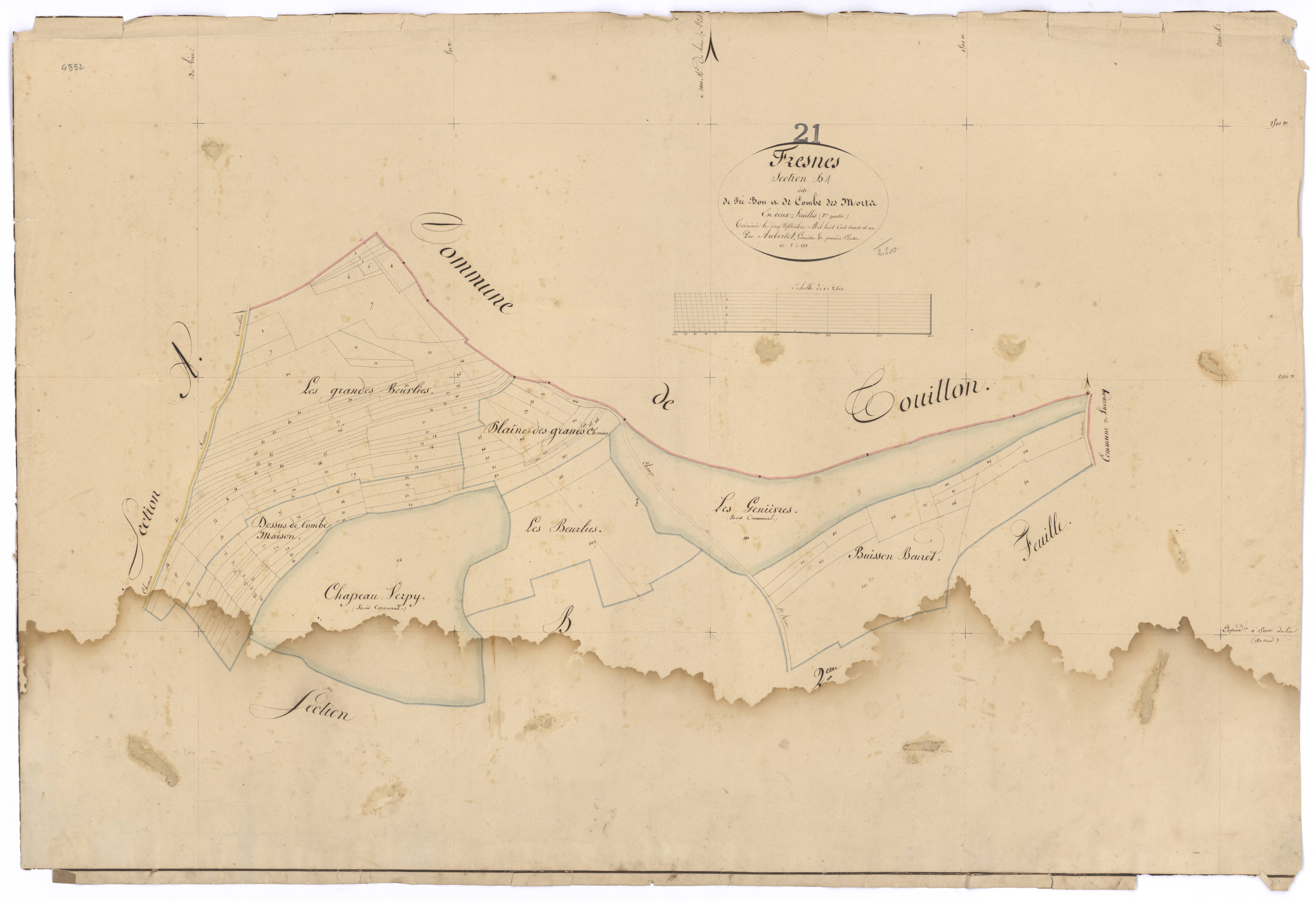 Fresnes - Section B1 - 3 P PLAN 295/3