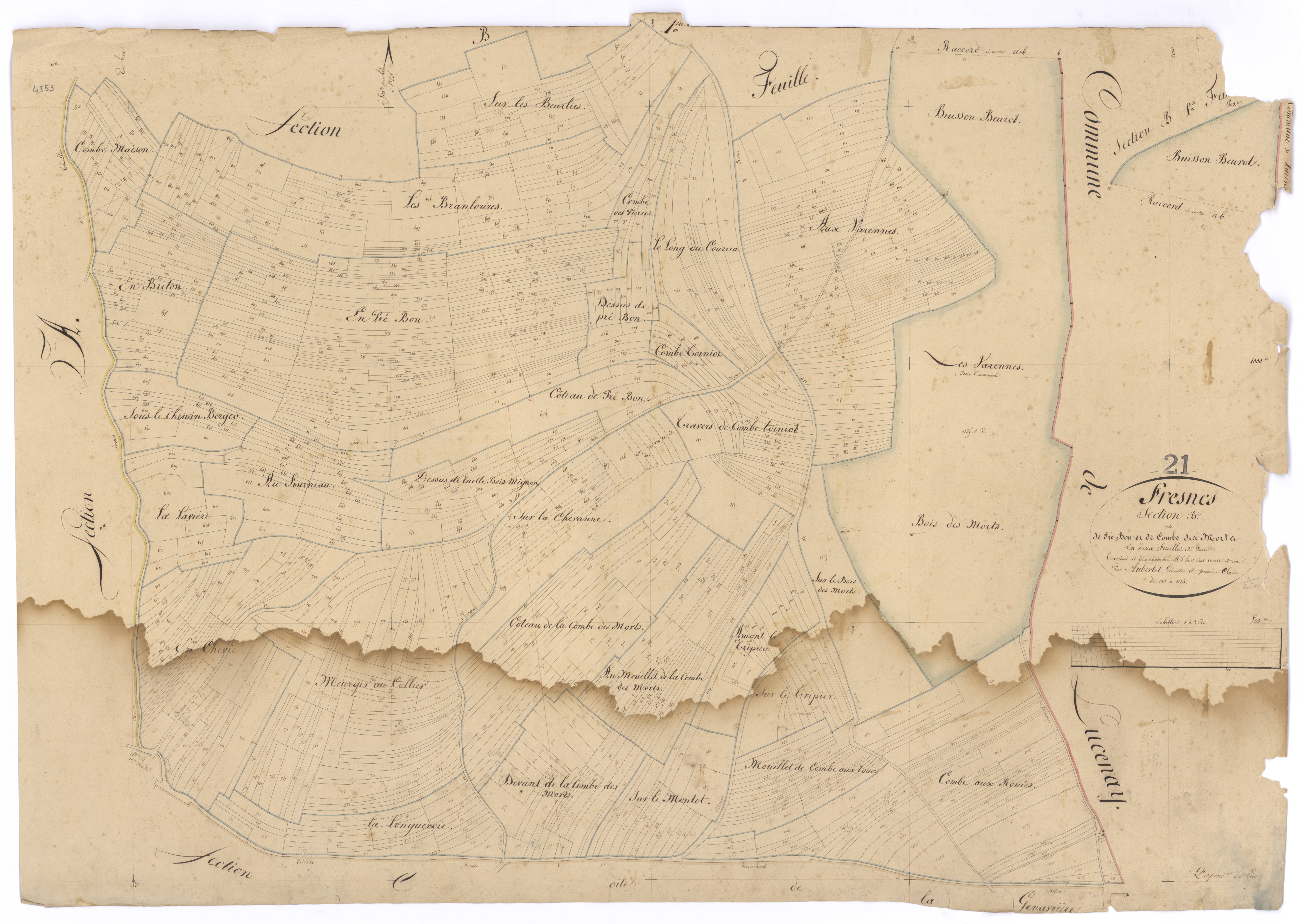Fresnes - Section B2 - 3 P PLAN 295/4