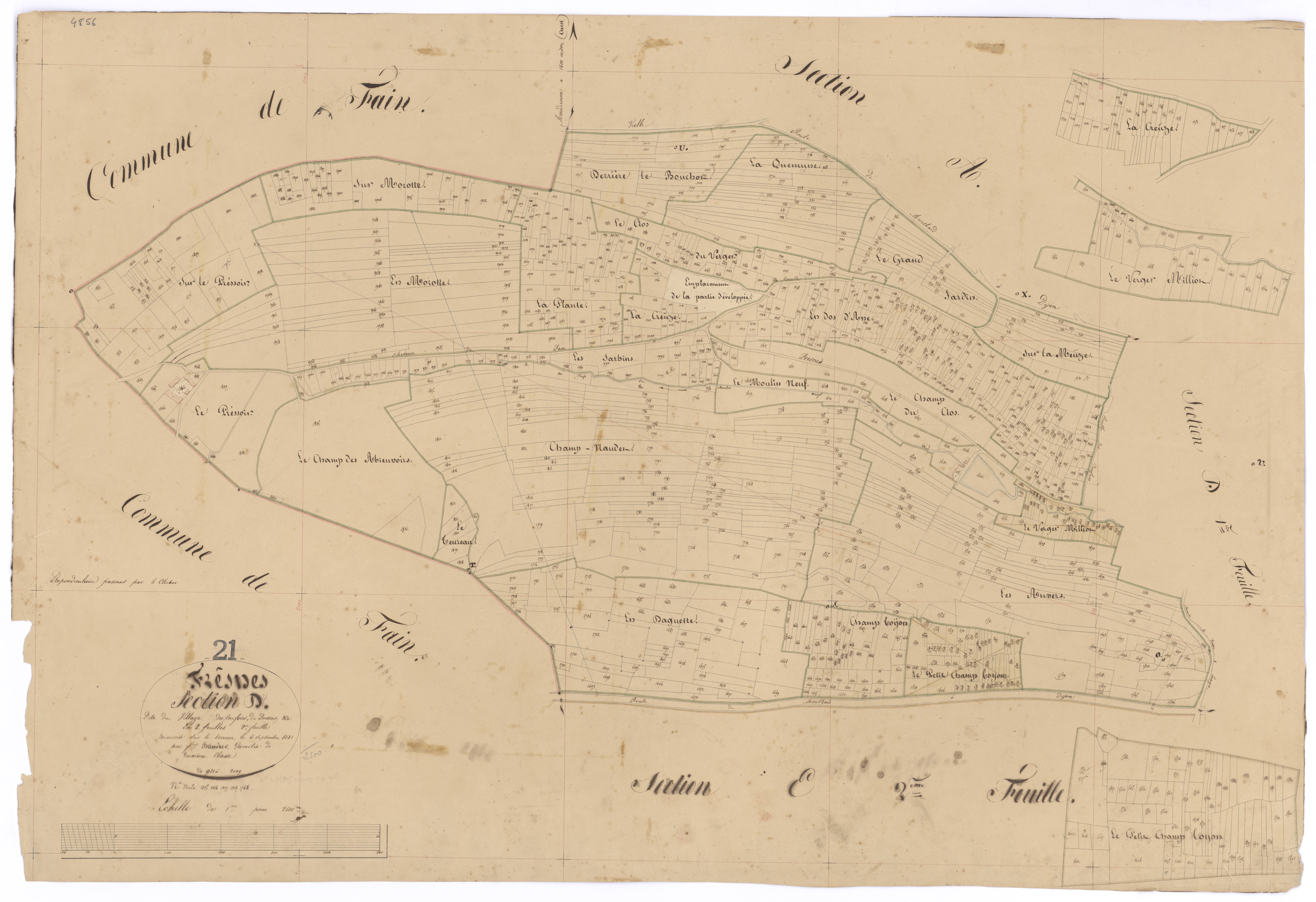 Fresnes - Section D2 - 3 P PLAN 295/7