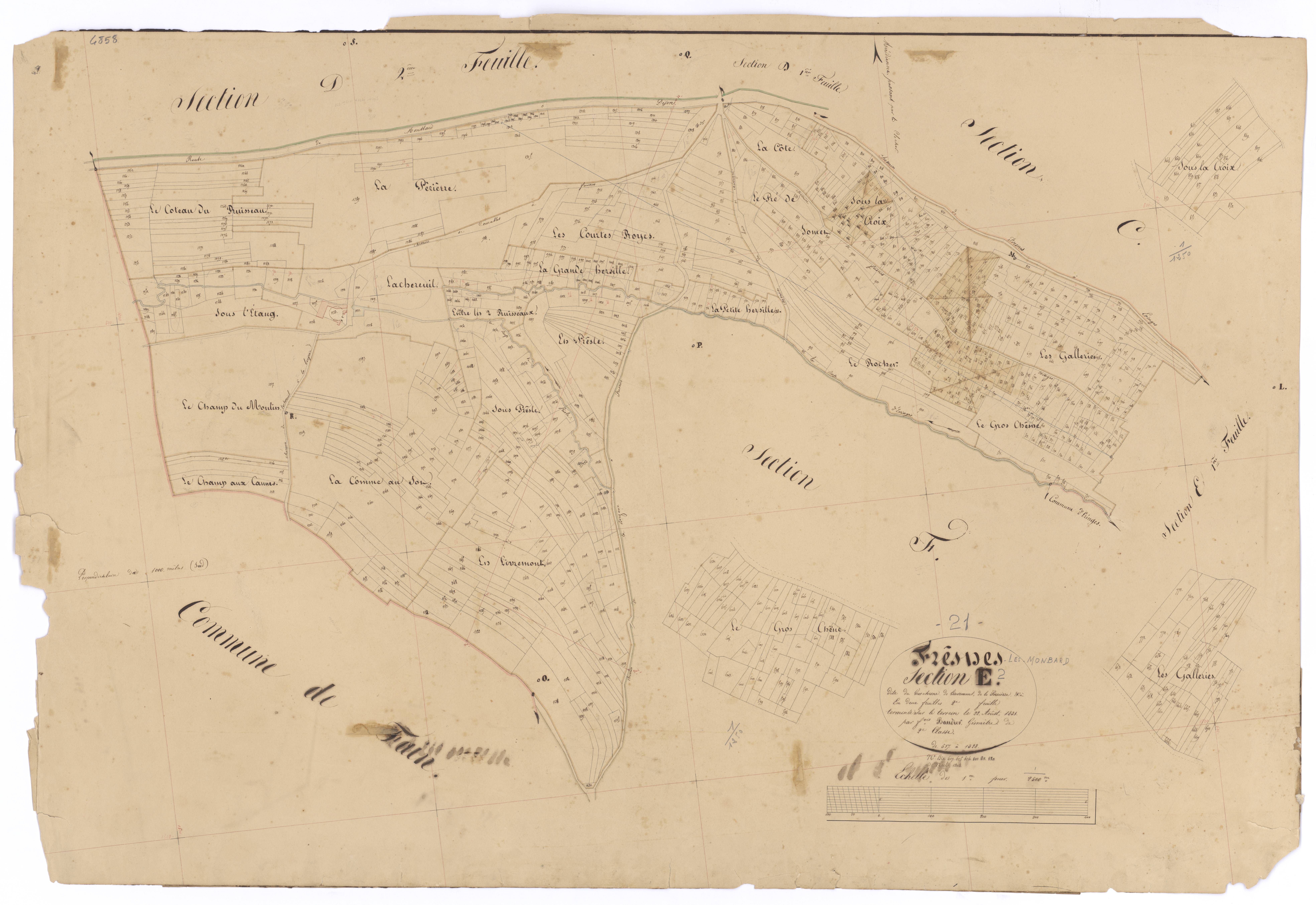Fresnes - Section E2 - 3 P PLAN 295/9
