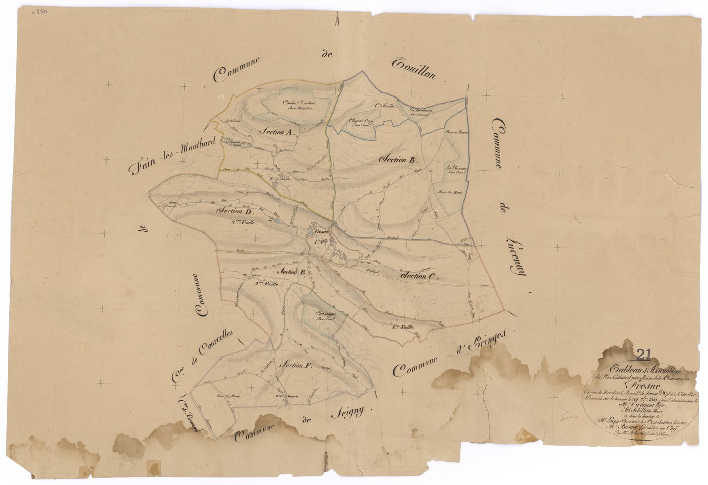 Fresnes - Tableau d'assemblage - 3 P PLAN 295/1