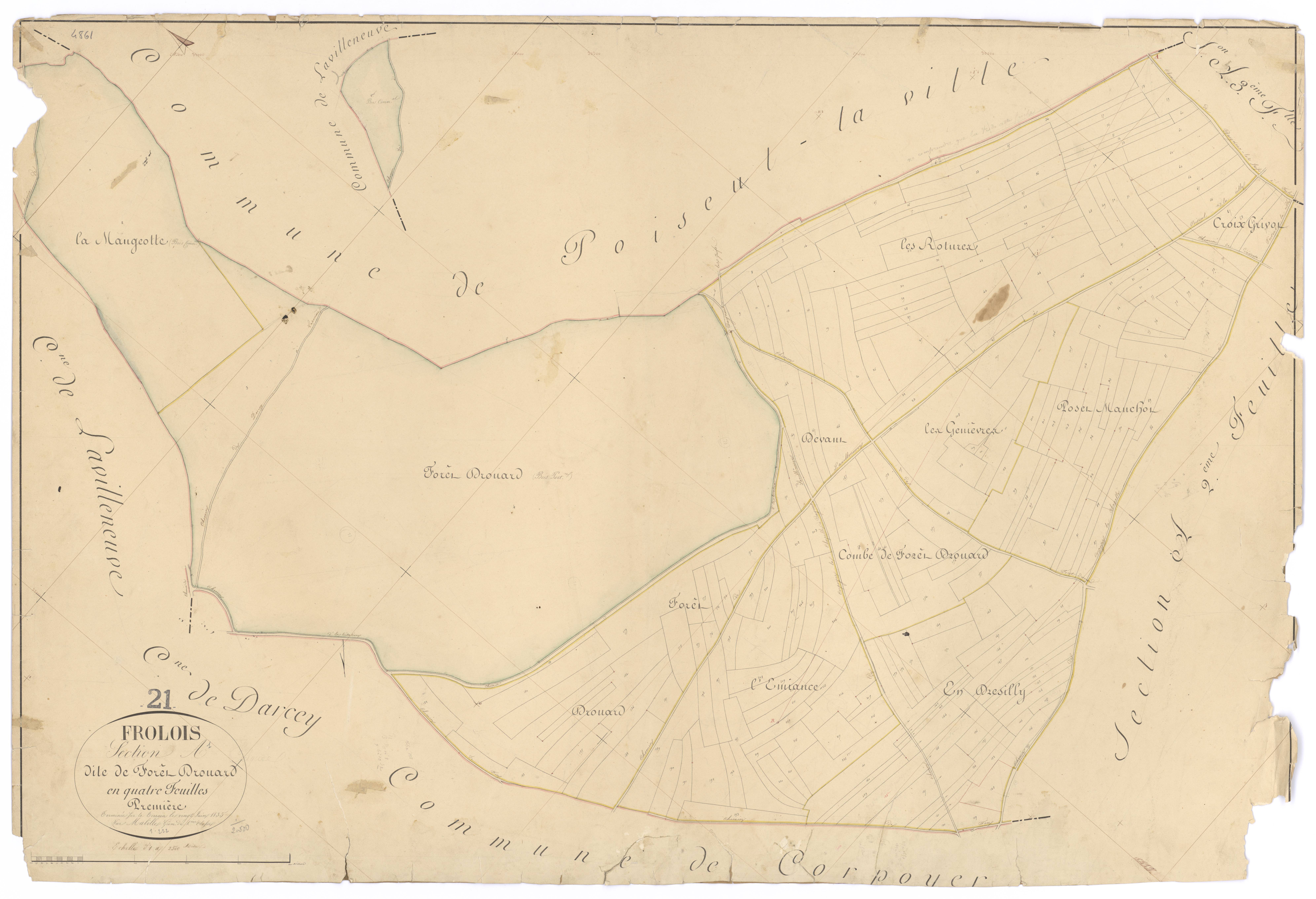 Frôlois - Section A1 - 3 P PLAN 296/2