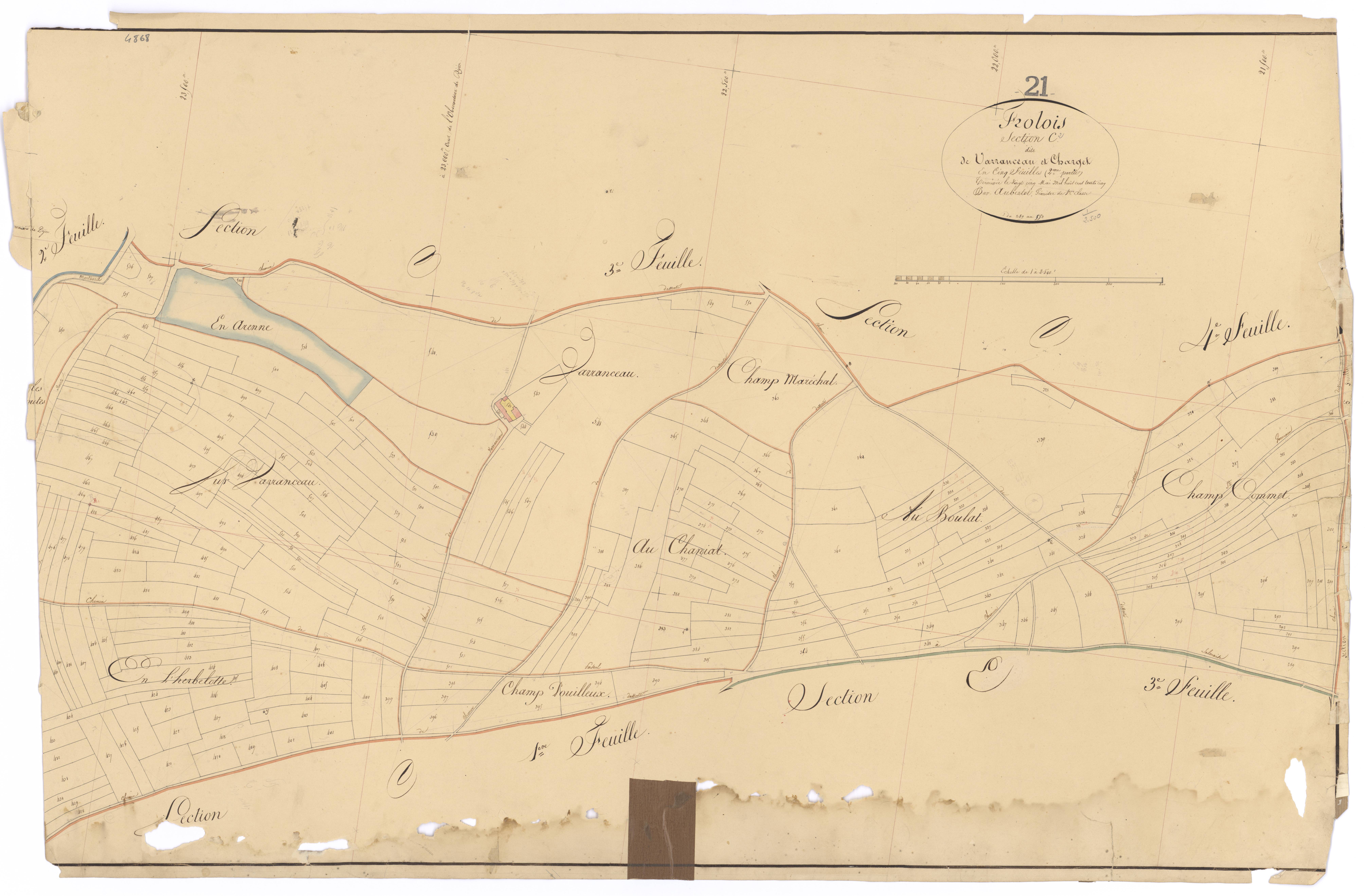 Frôlois - Section C2 - 3 P PLAN 296/9