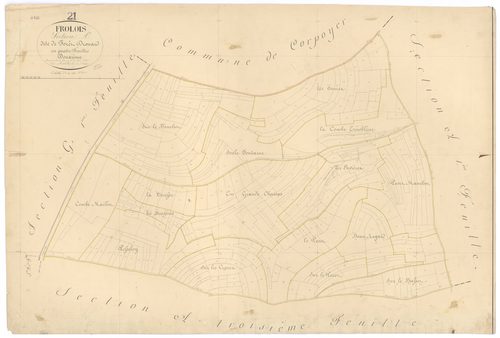 Frôlois - Section A2 - 3 P PLAN 296/3