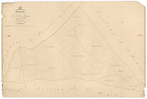 Frôlois - Section A3 - 3 P PLAN 296/4