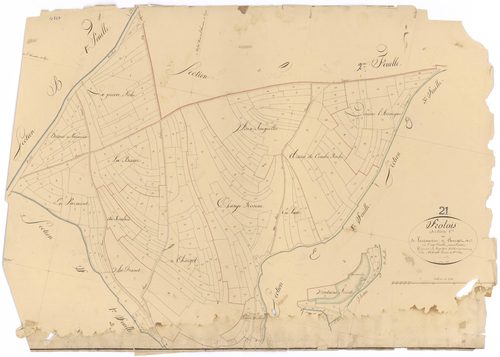 Frôlois - Section C1 - 3 P PLAN 296/8