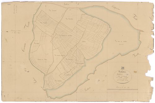 Frôlois - Section D1 - 3 P PLAN 296/13