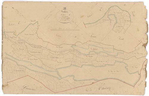 Frôlois - Section D2 - 3 P PLAN 296/14
