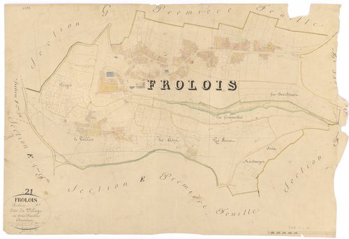 Frôlois - Section F2 - 3 P PLAN 296/20