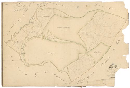 Frôlois - Section F3 - 3 P PLAN 296/21