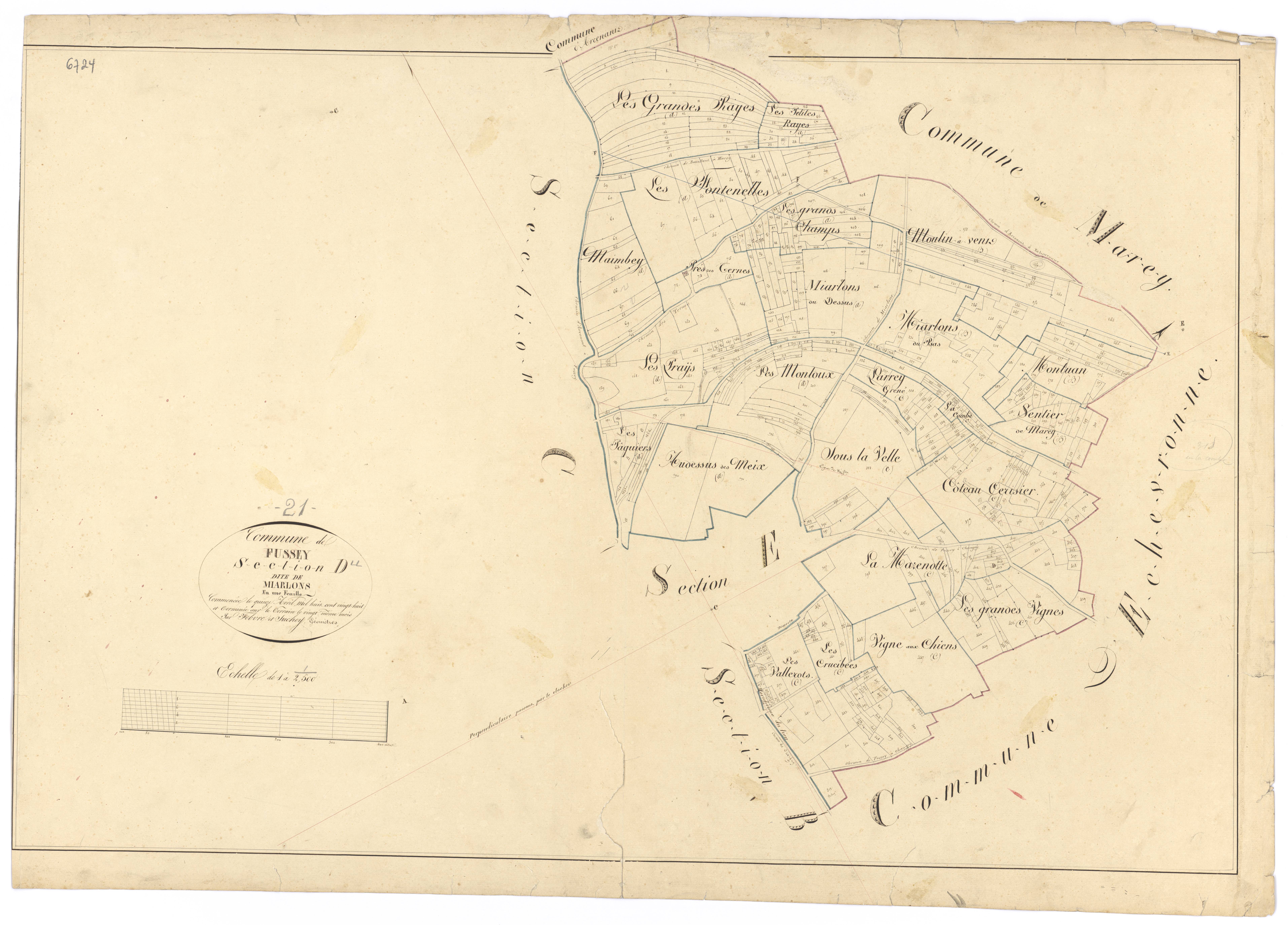 Fussey - Section D - 3 P PLAN 297/5