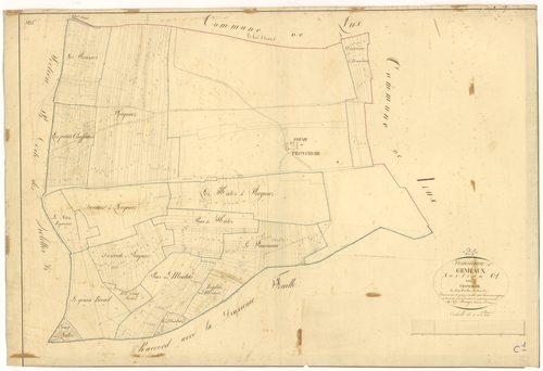 Gemeaux - Section C1 - 3 P PLAN 298/7