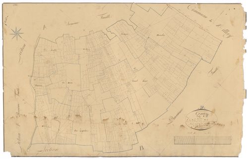 Genay - Section B1 - 3 P PLAN 299/4