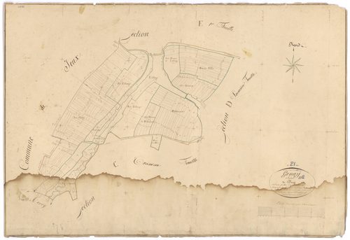 Genay - Section D2 - 3 P PLAN 299/10