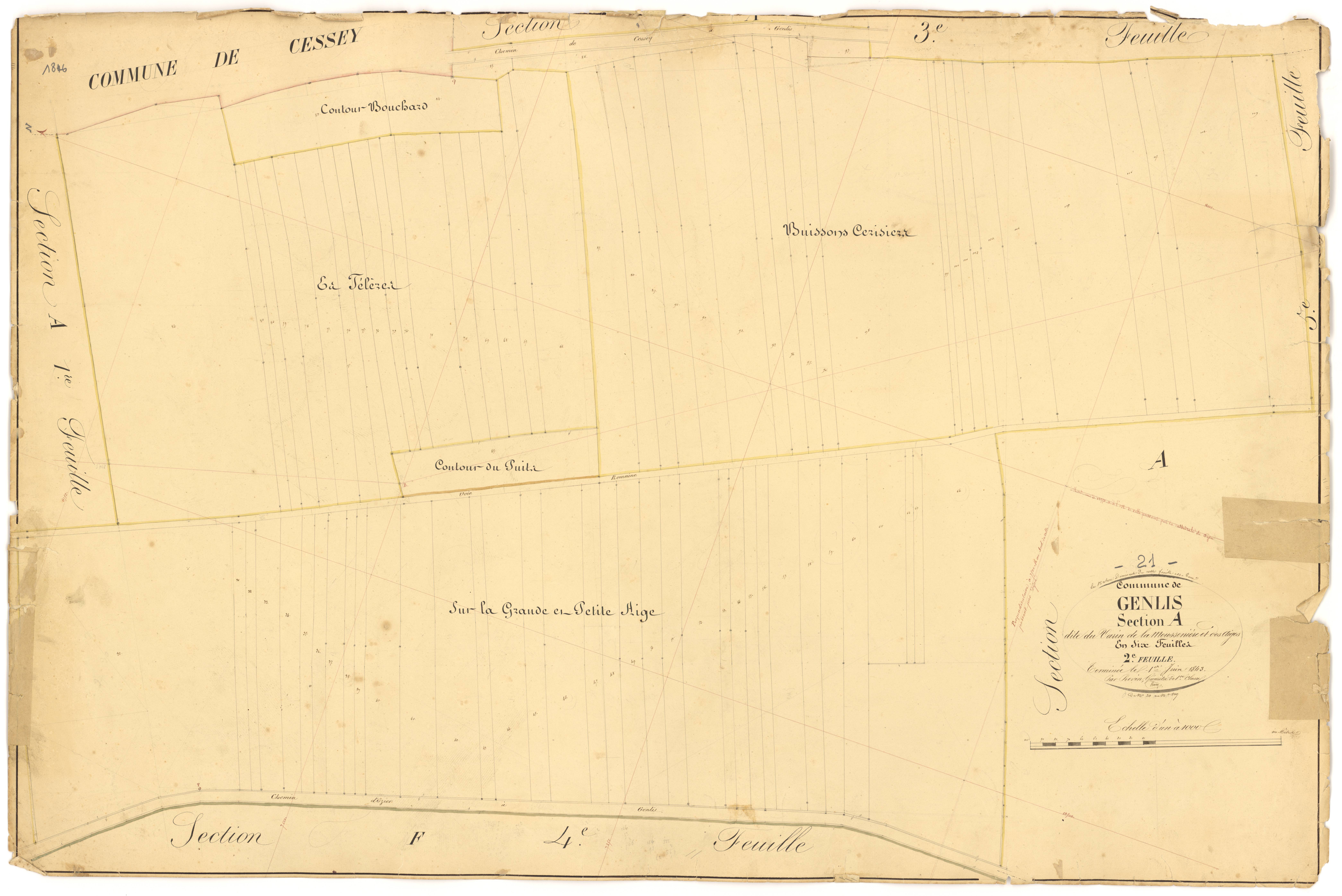 Genlis - Section A2 - 3 P PLAN 300/3