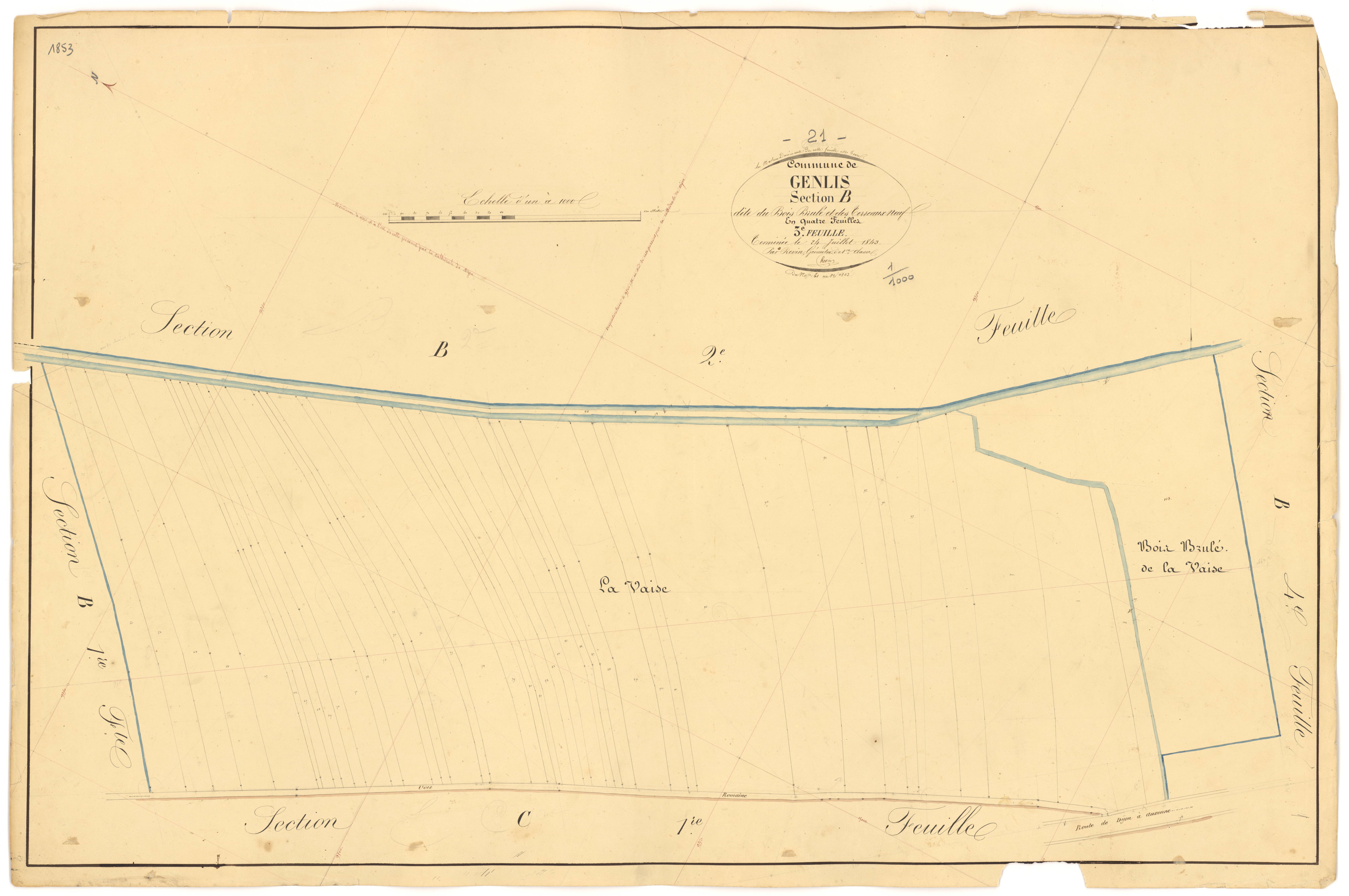 Genlis - Section B3 - 3 P PLAN 300/10