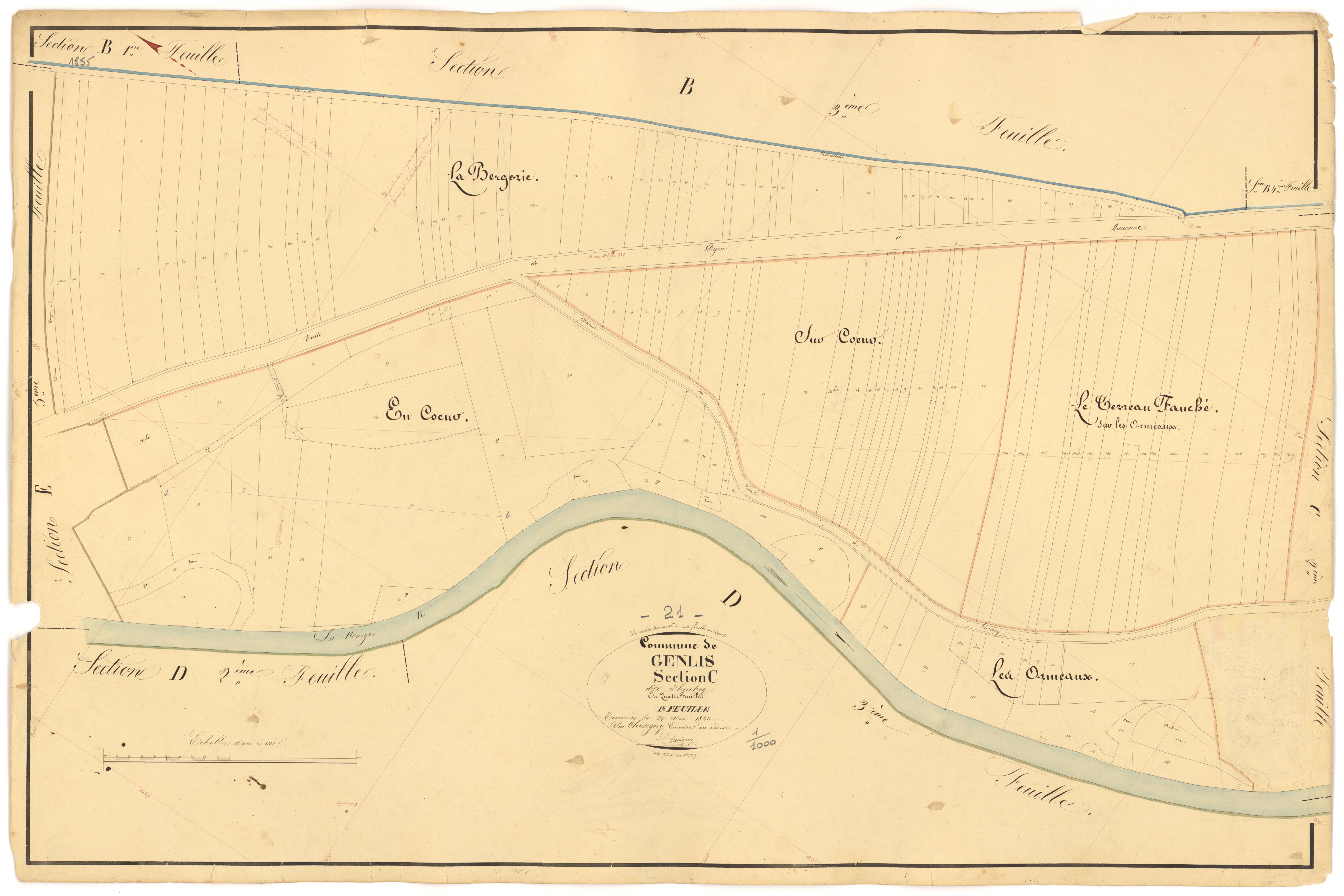 Genlis - Section C1 - 3 P PLAN 300/12