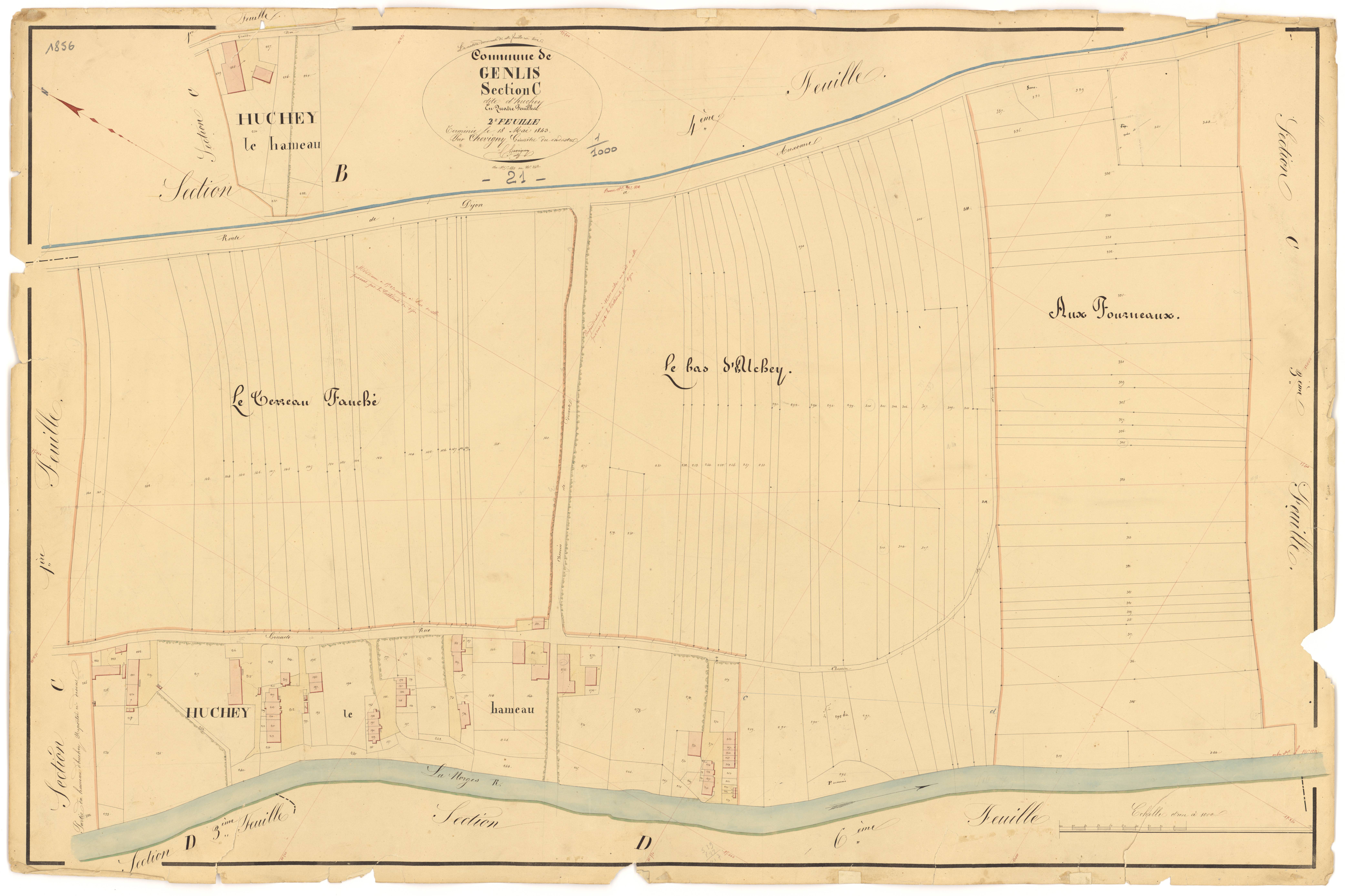 Genlis - Section C2 - 3 P PLAN 300/13