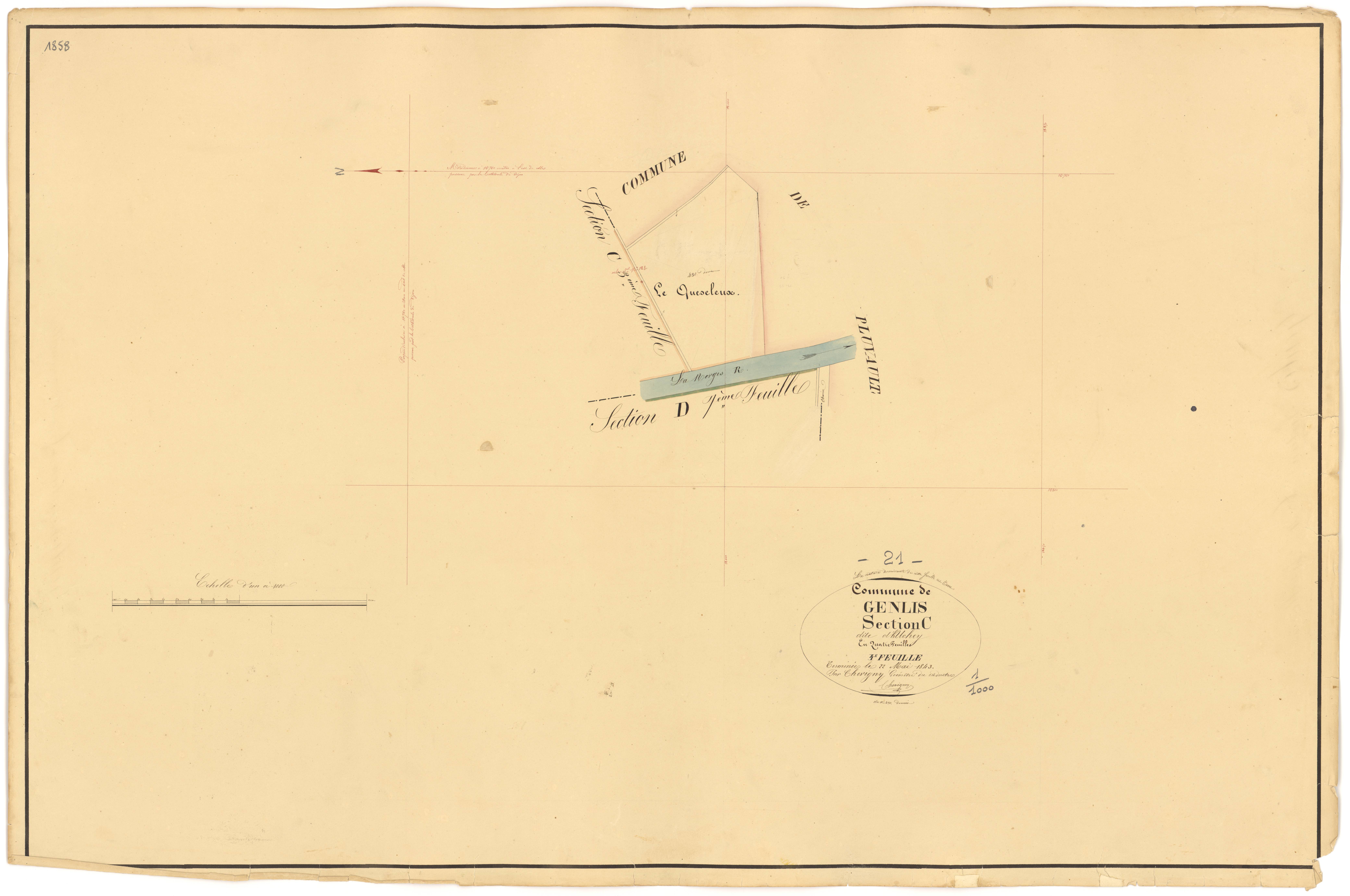 Genlis - Section C4 - 3 P PLAN 300/15