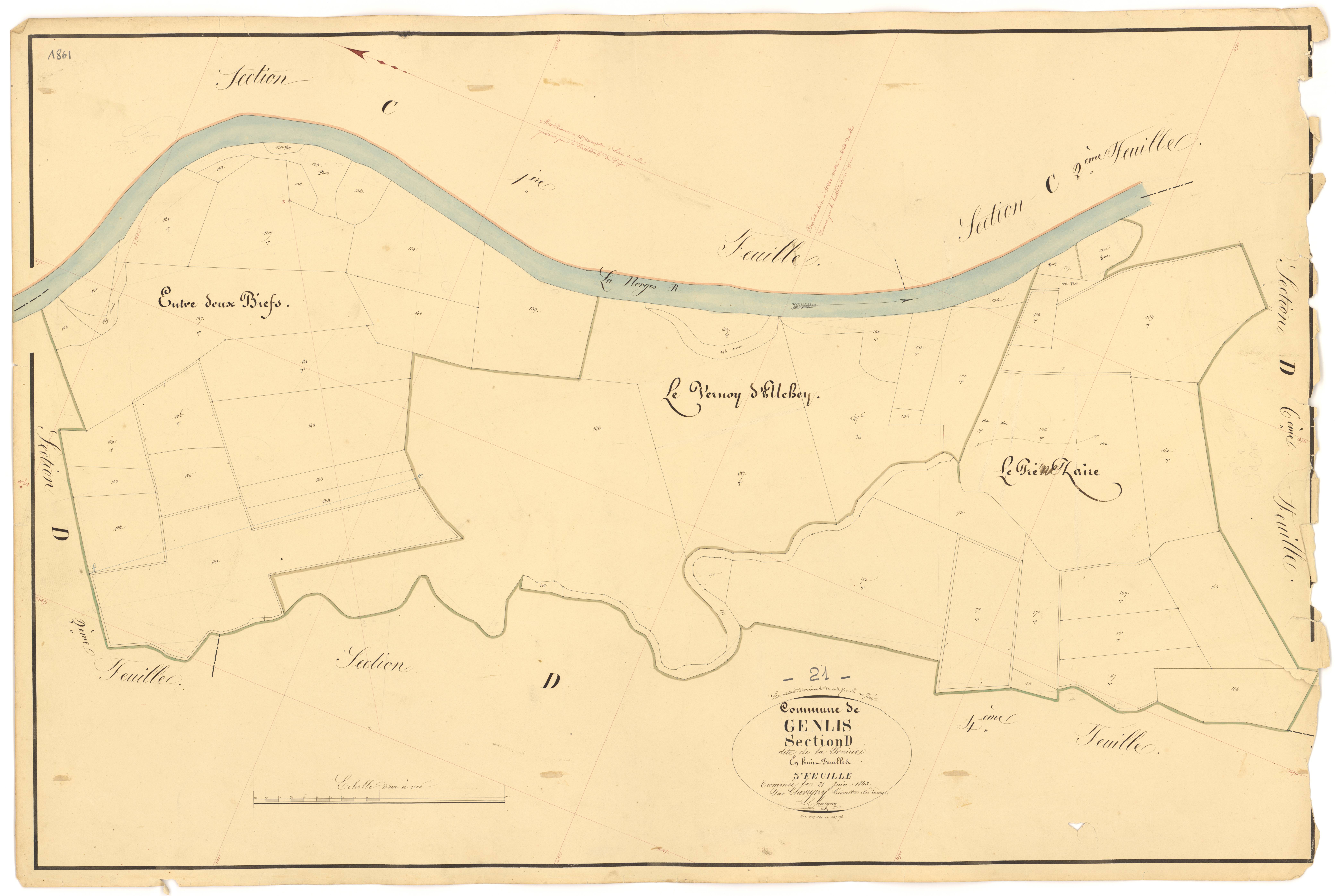 Genlis - Section D3 - 3 P PLAN 300/18