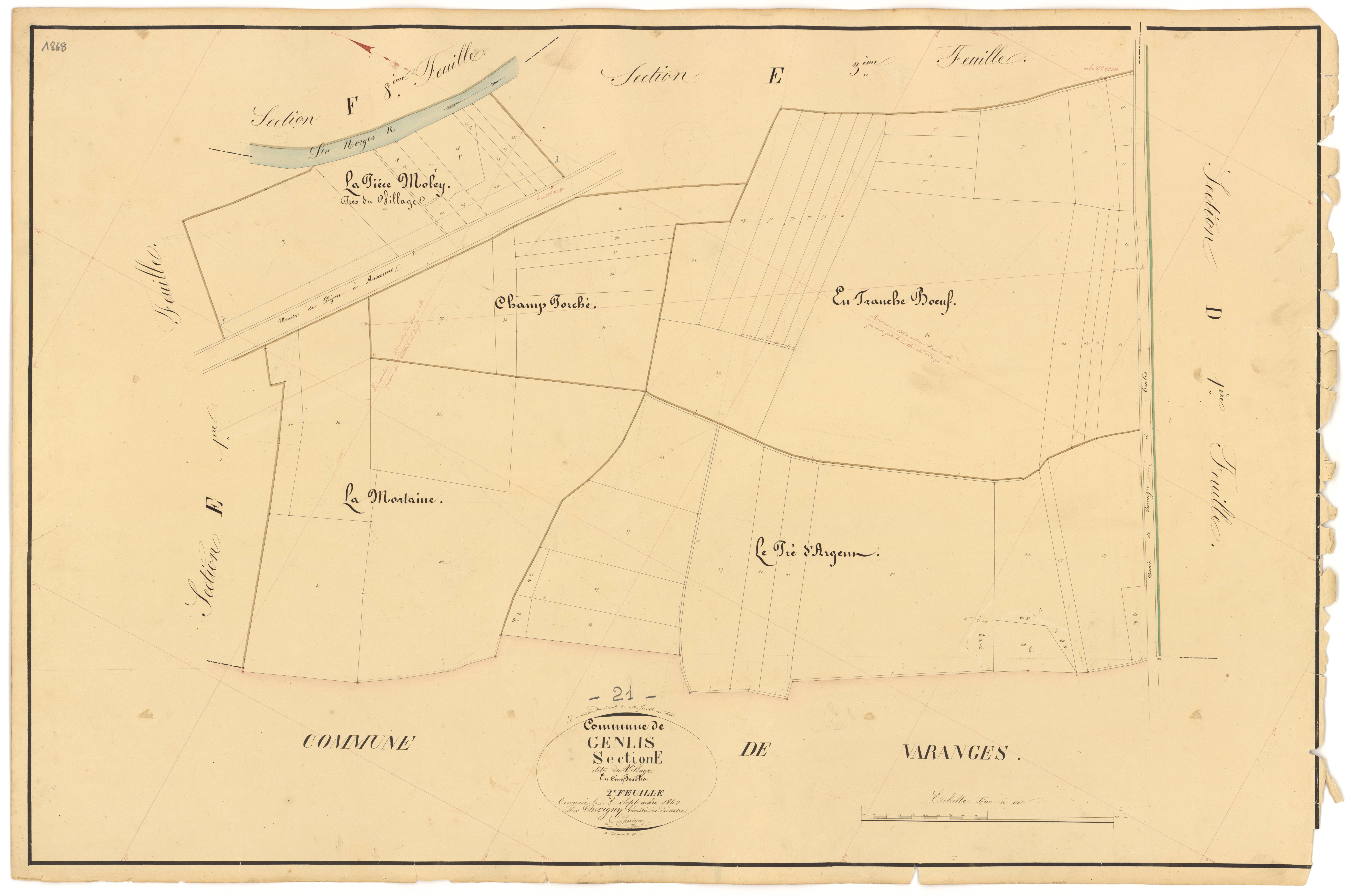Genlis - Section E2 - 3 P PLAN 300/25
