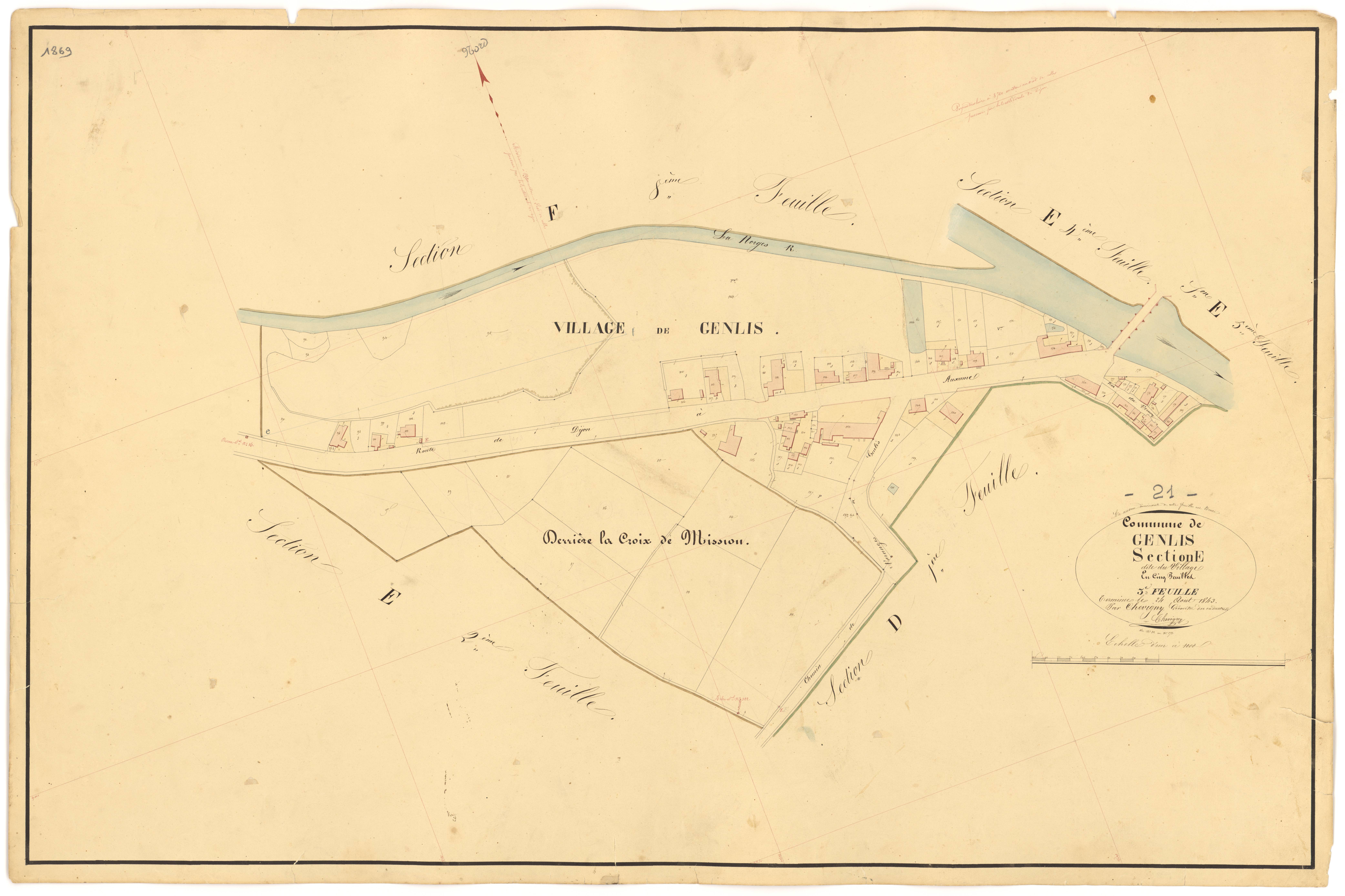 Genlis - Section E3 - 3 P PLAN 300/26