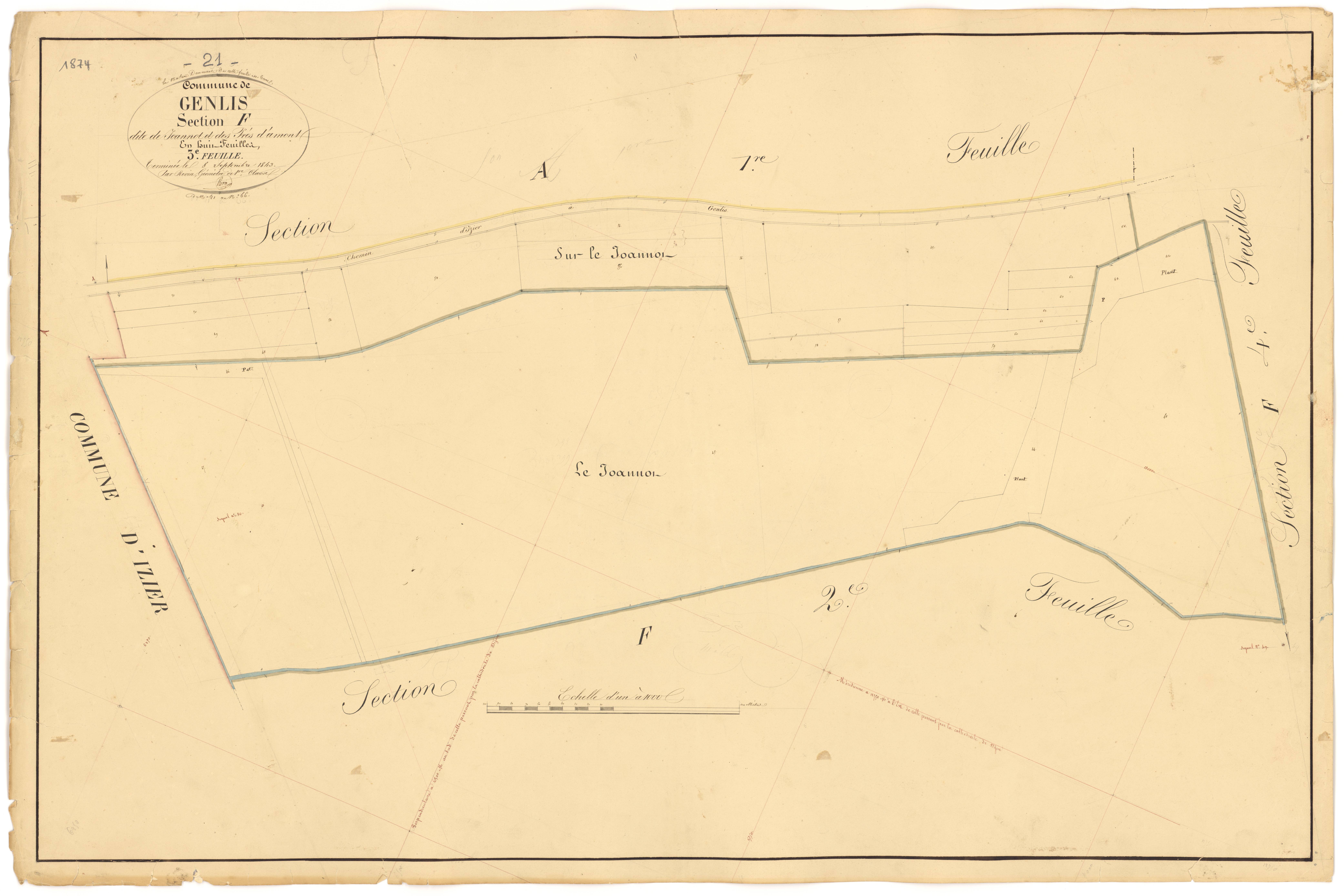 Genlis - Section F3 - 3 P PLAN 300/31