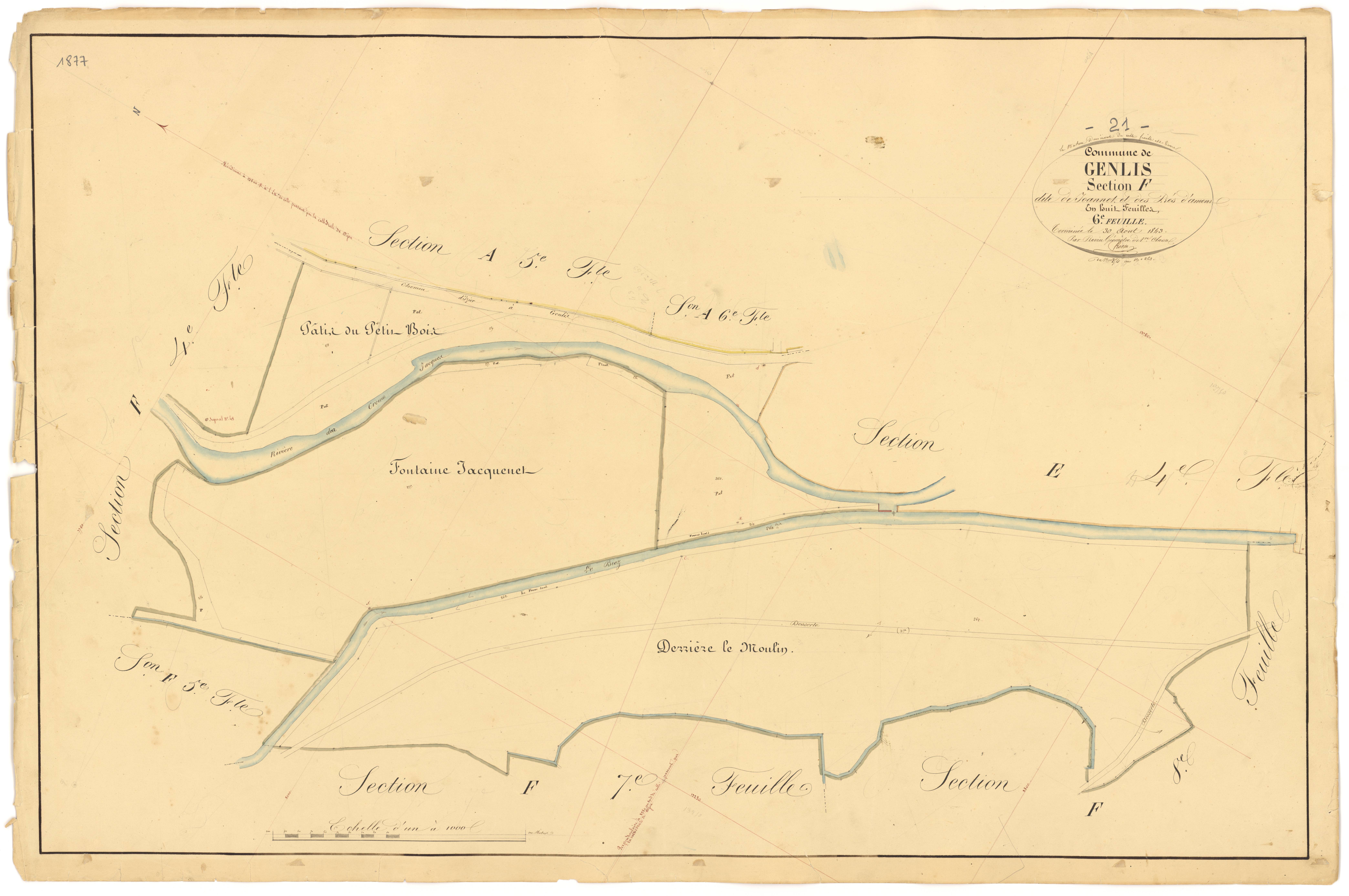 Genlis - Section F6 - 3 P PLAN 300/34