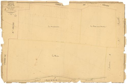 Genlis - Section A1 - 3 P PLAN 300/2