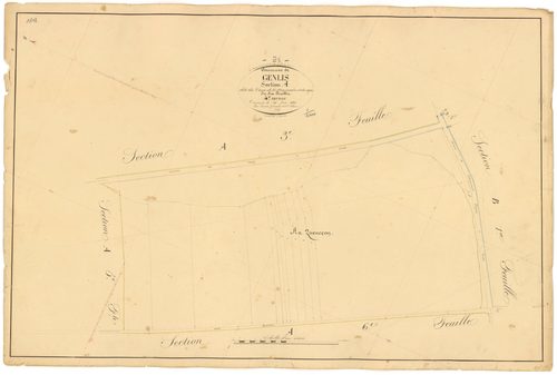 Genlis - Section A4 - 3 P PLAN 300/5