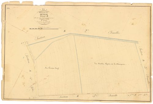 Genlis - Section B1 - 3 P PLAN 300/8