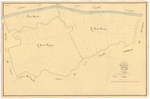 Genlis - Section D7 - 3 P PLAN 300/22