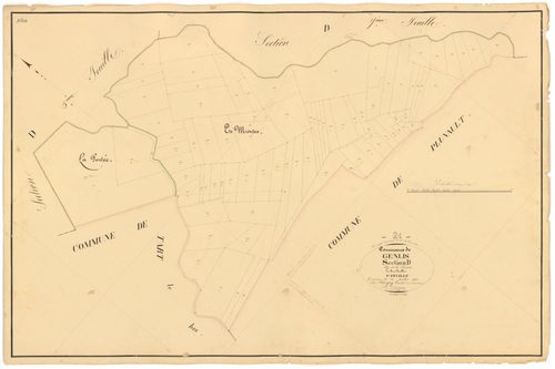 Genlis - Section D8 - 3 P PLAN 300/23