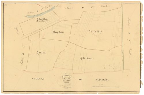 Genlis - Section E2 - 3 P PLAN 300/25