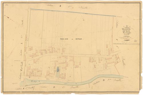 Genlis - Section E5 - 3 P PLAN 300/28