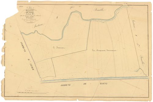 Genlis - Section F1 - 3 P PLAN 300/29