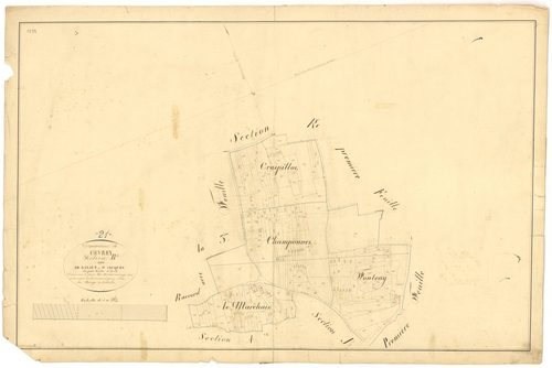 Gevrey-Chambertin - Section B4 - 3 P PLAN 303/7
