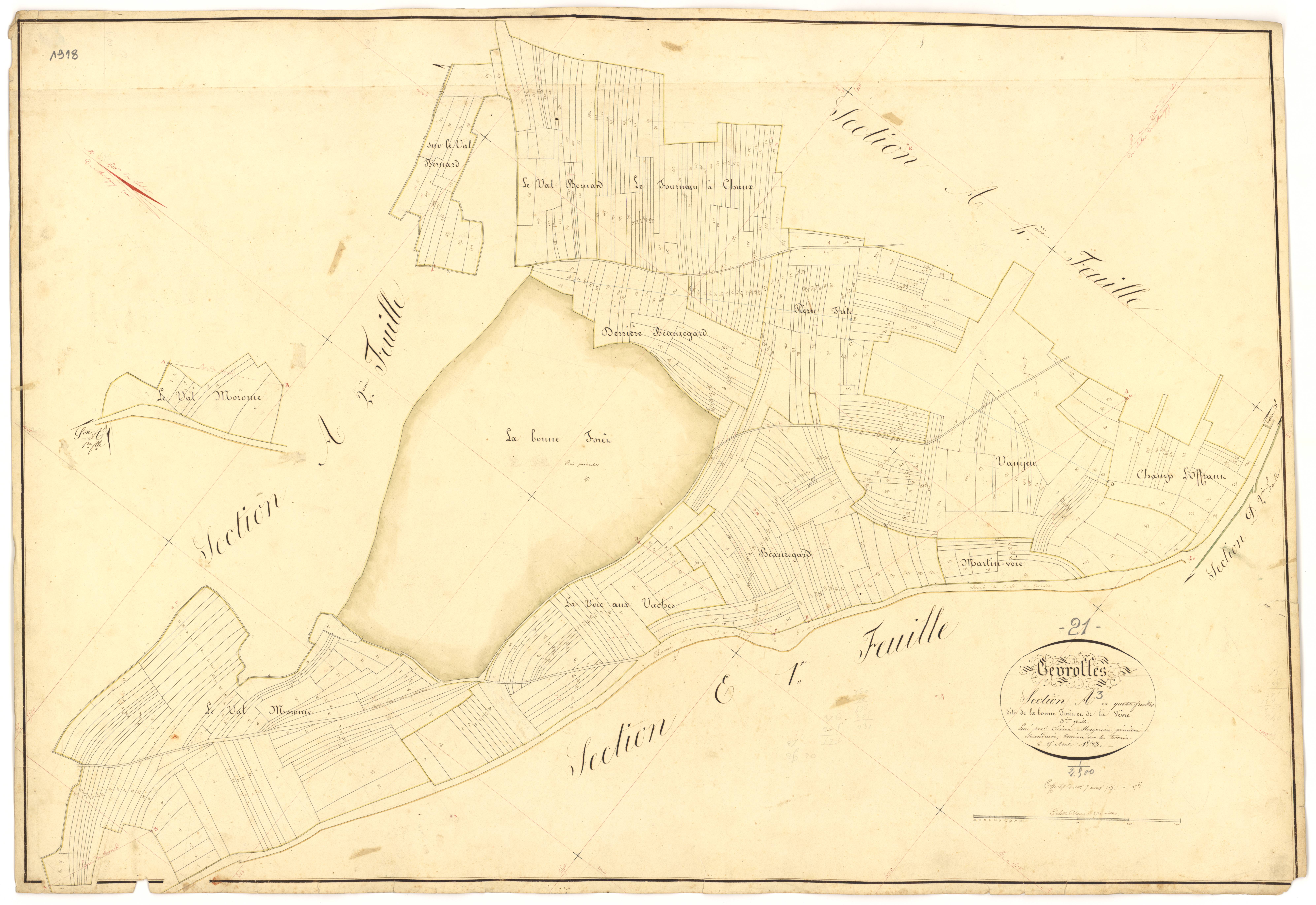 Gevrolles - Section A3 - 3 P PLAN 304/4