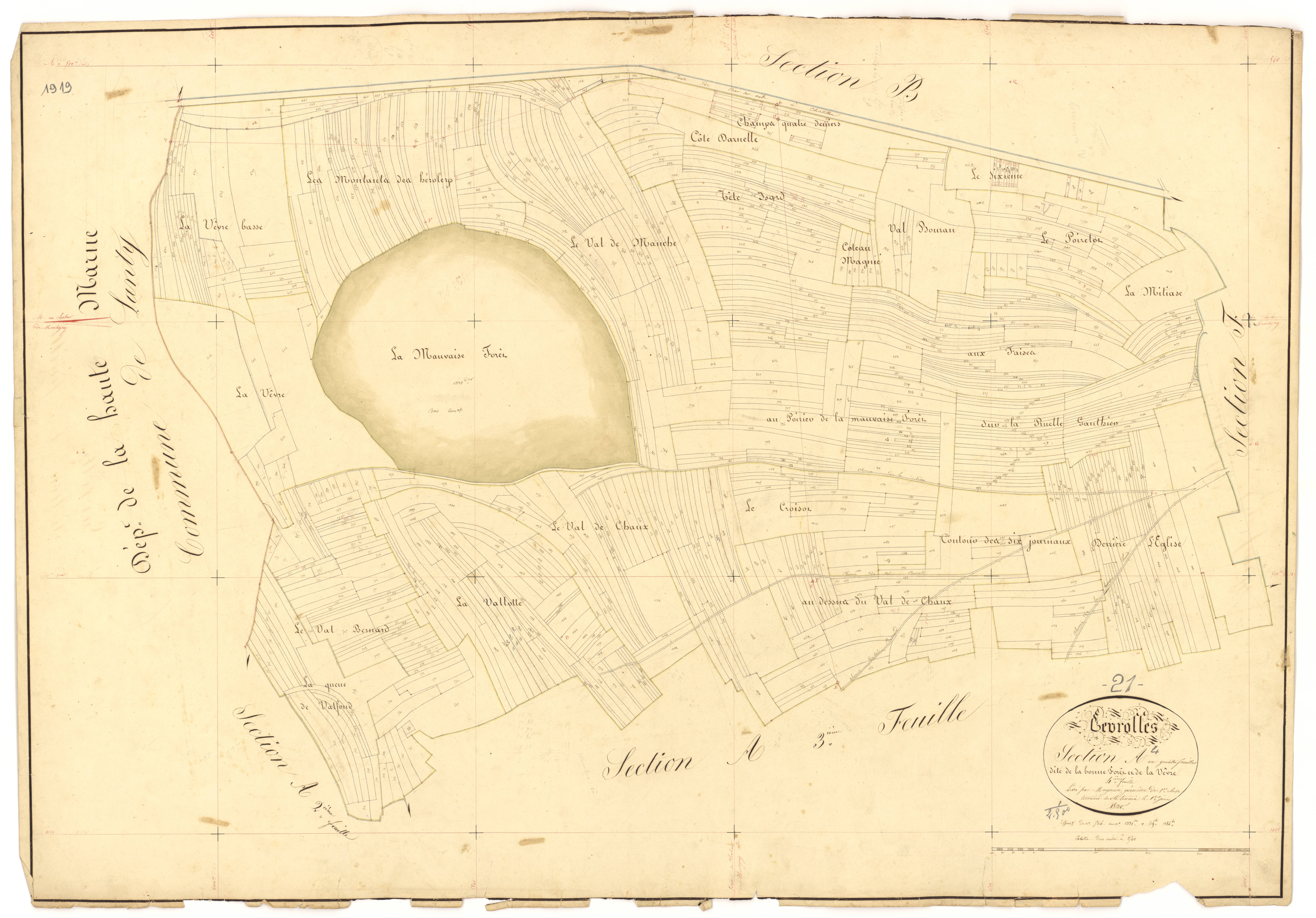 Gevrolles - Section A4 - 3 P PLAN 304/5