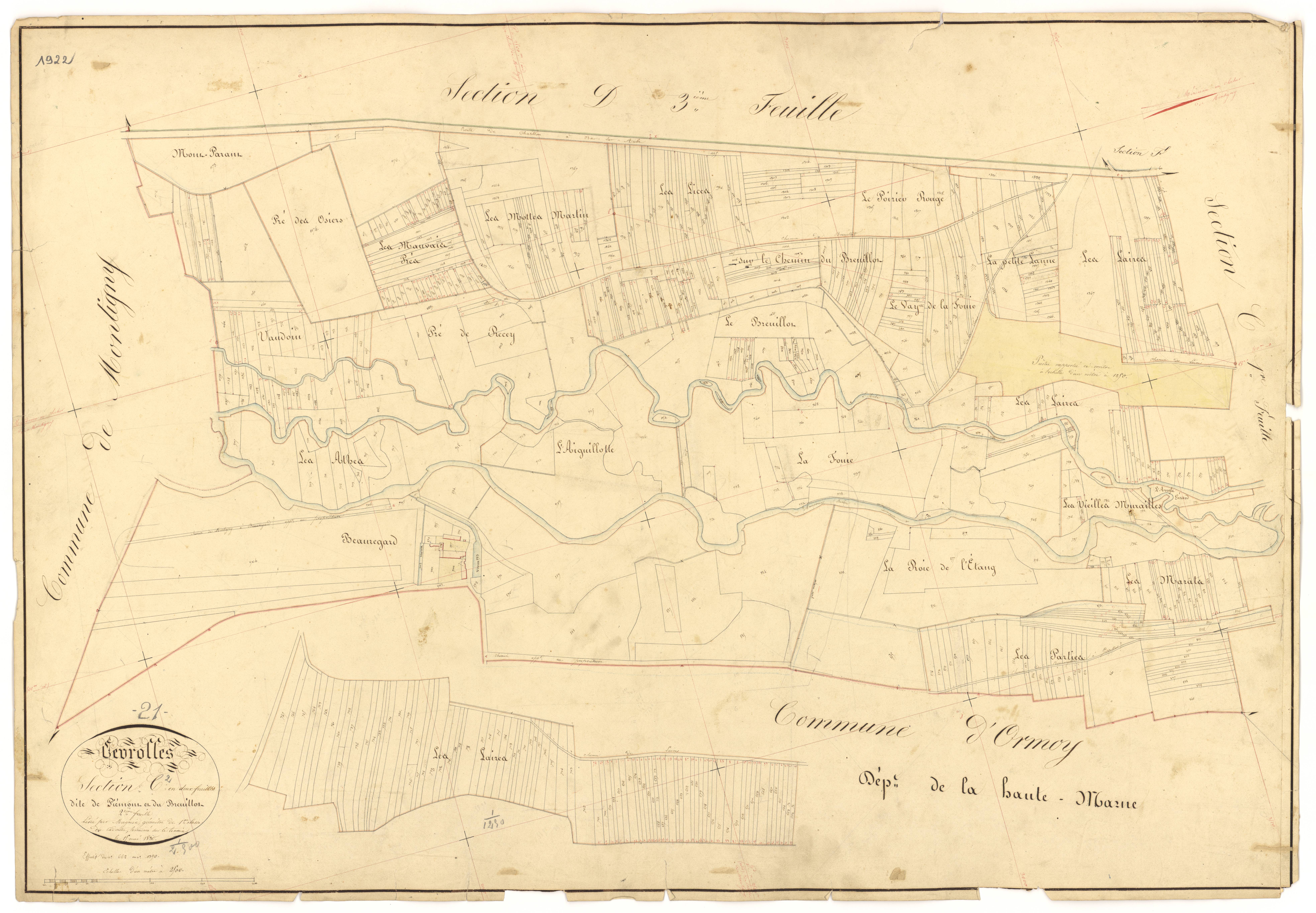 Gevrolles - Section C2 - 3 P PLAN 304/8