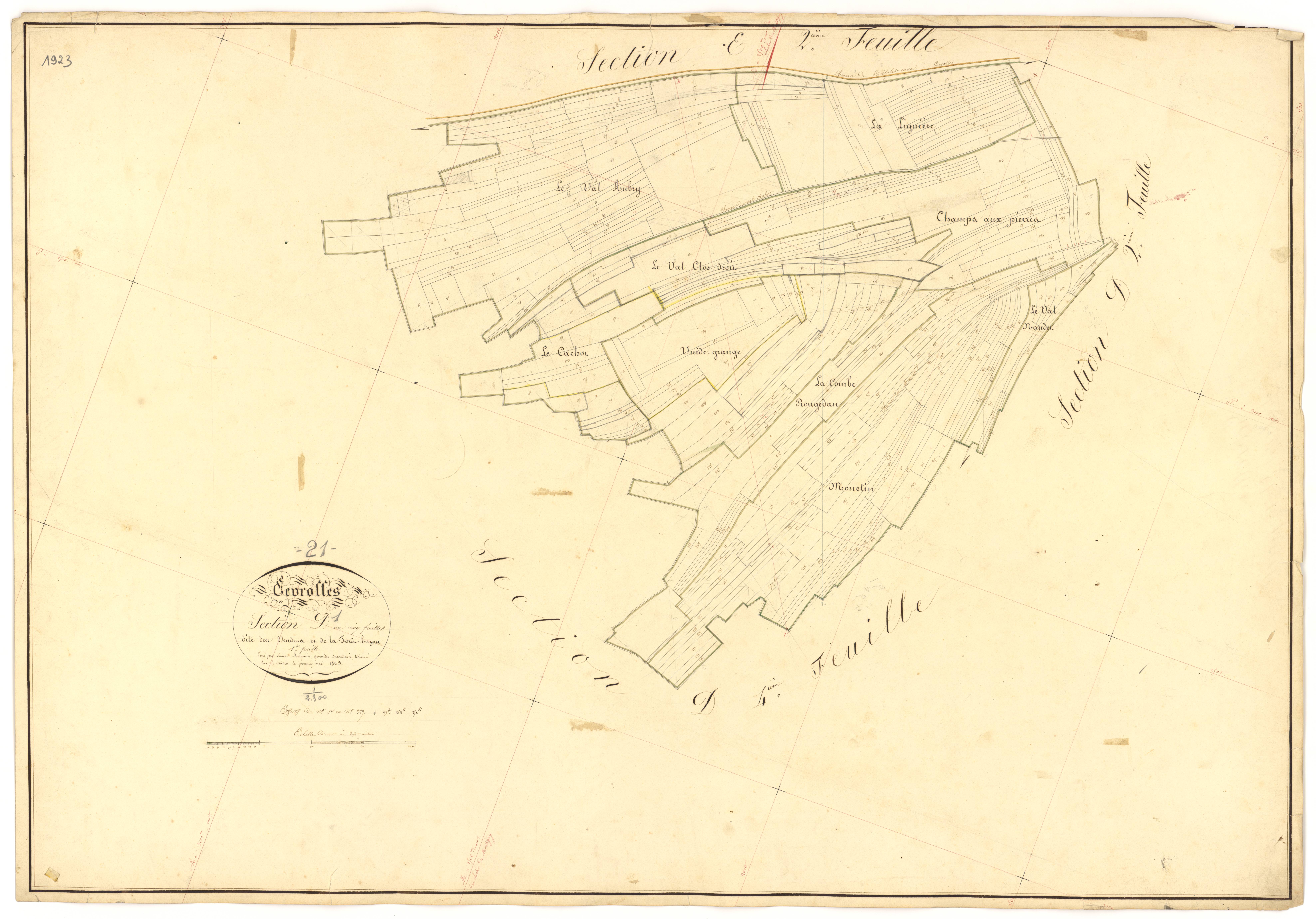 Gevrolles - Section D1 - 3 P PLAN 304/9